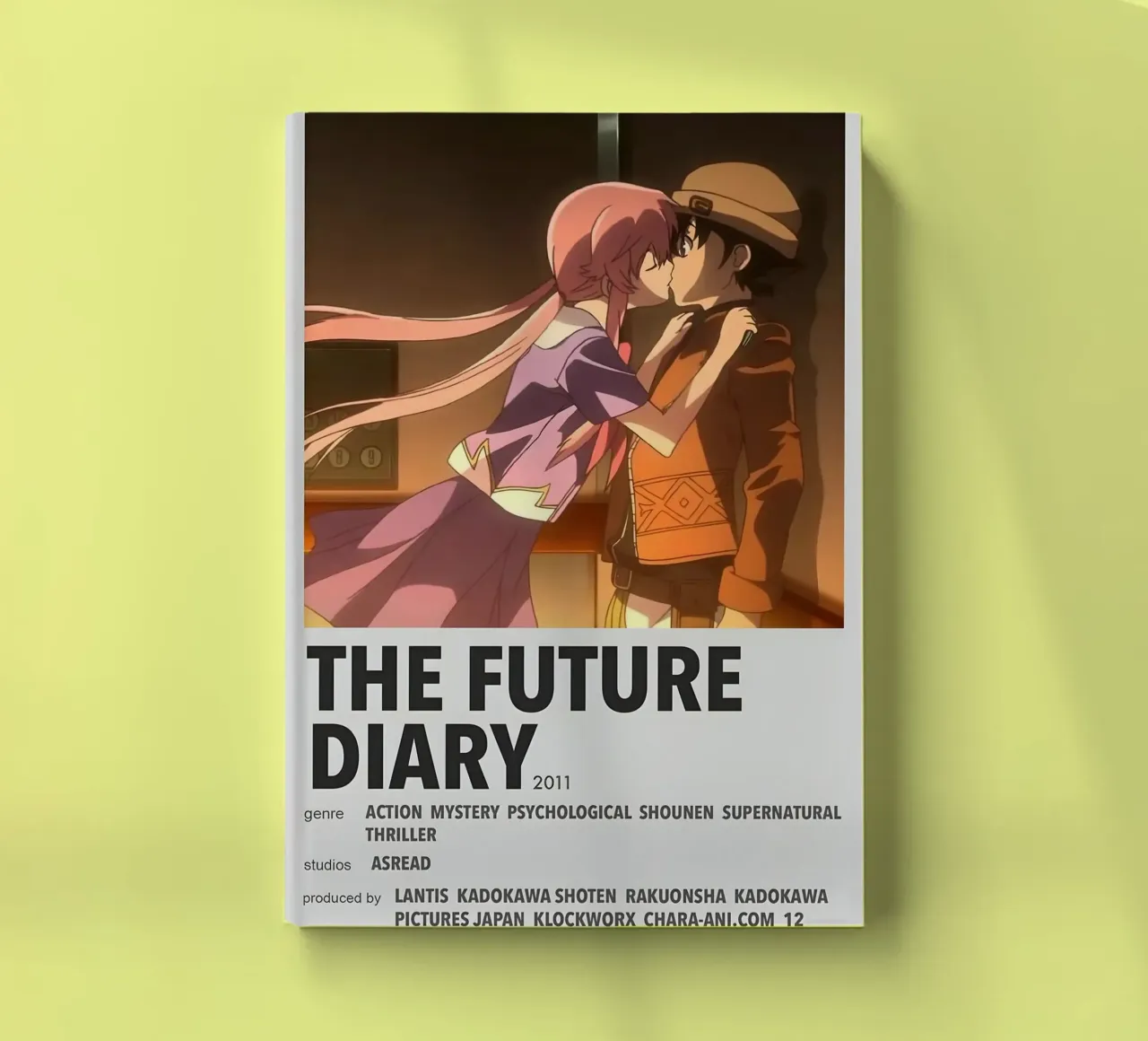 THE FUTURE DIARY 2011 notebook by Totoya