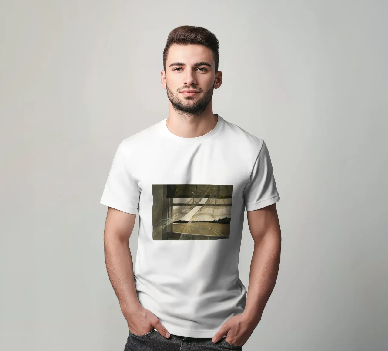 Andrew Wyeth Vento dal mare t-shirt da Classicprint