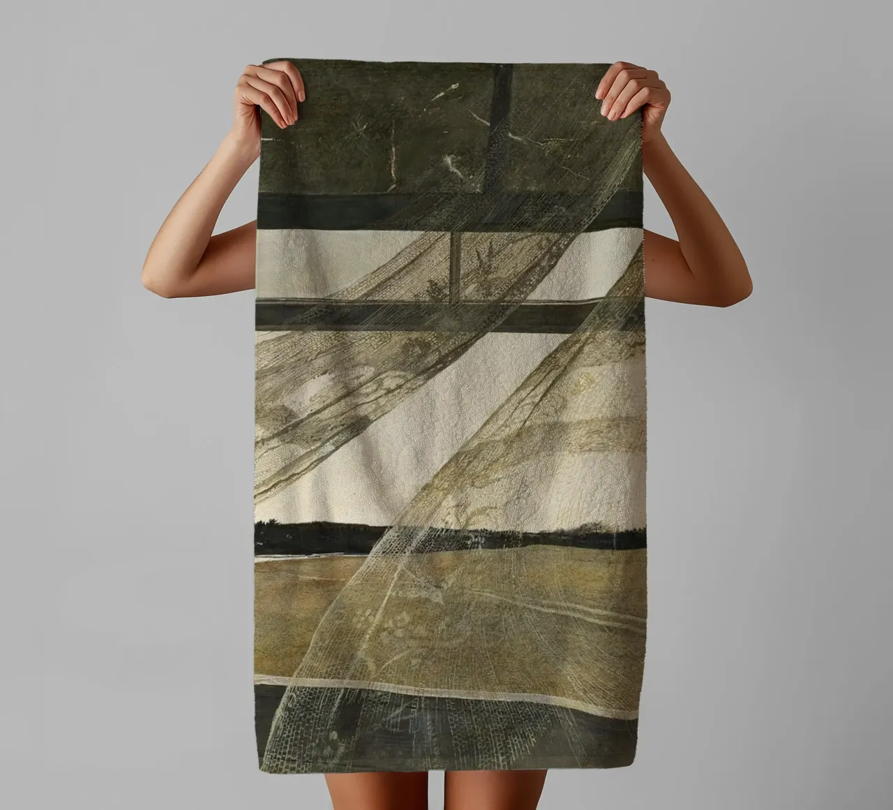 Andrew Wyeth Vento dal mare asciugamano da bagno da Classicprint