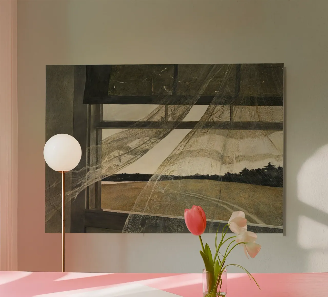 Andrew Wyeth Vento dal mare alluminio dibond da Classicprint