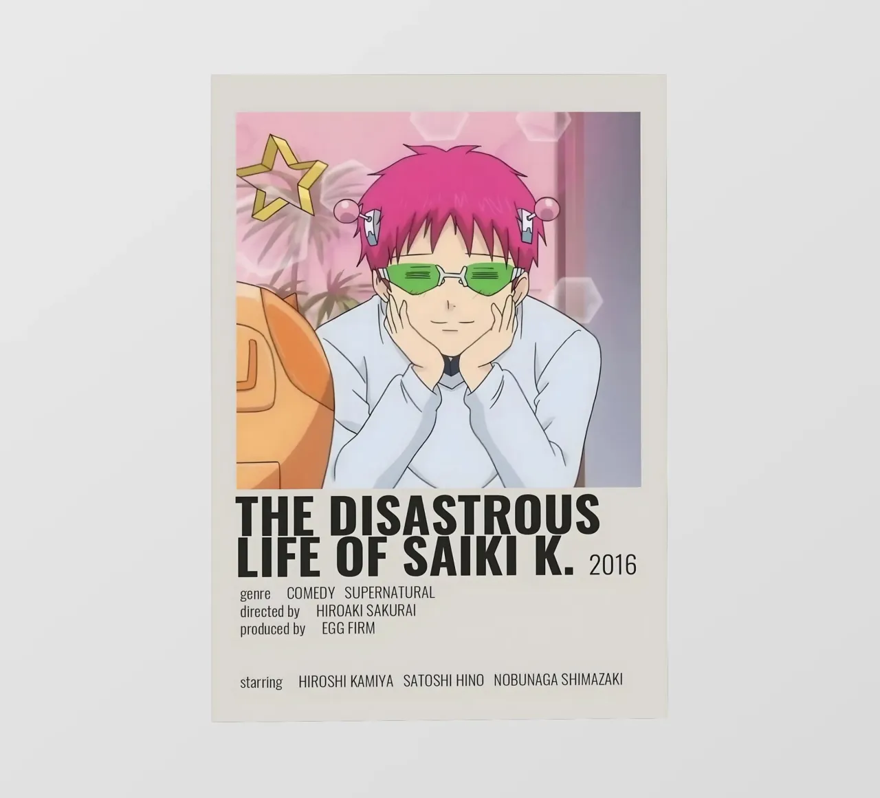 THE DISASTROUS LIFE OF SAIΚΙ Κ.  2016 telo in pvc da Totoya
