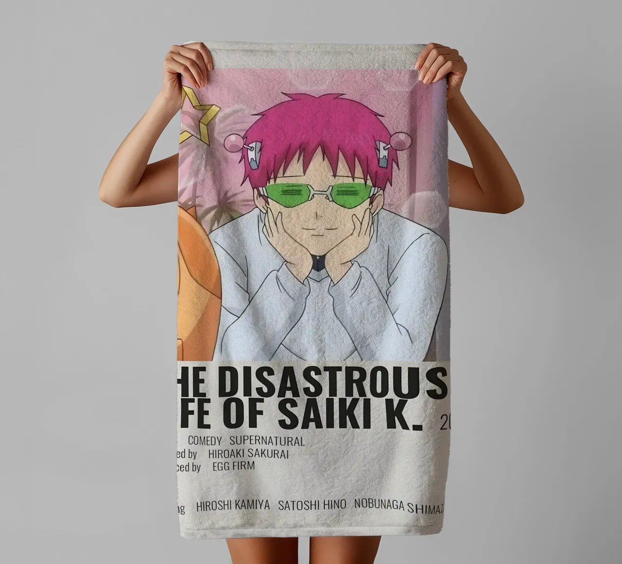 THE DISASTROUS LIFE OF SAIΚΙ Κ.  2016 asciugamano da bagno da Totoya