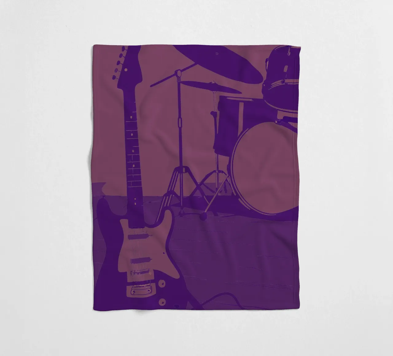 Chitarra e batteria coperta in pile da MUSIC EDITION
