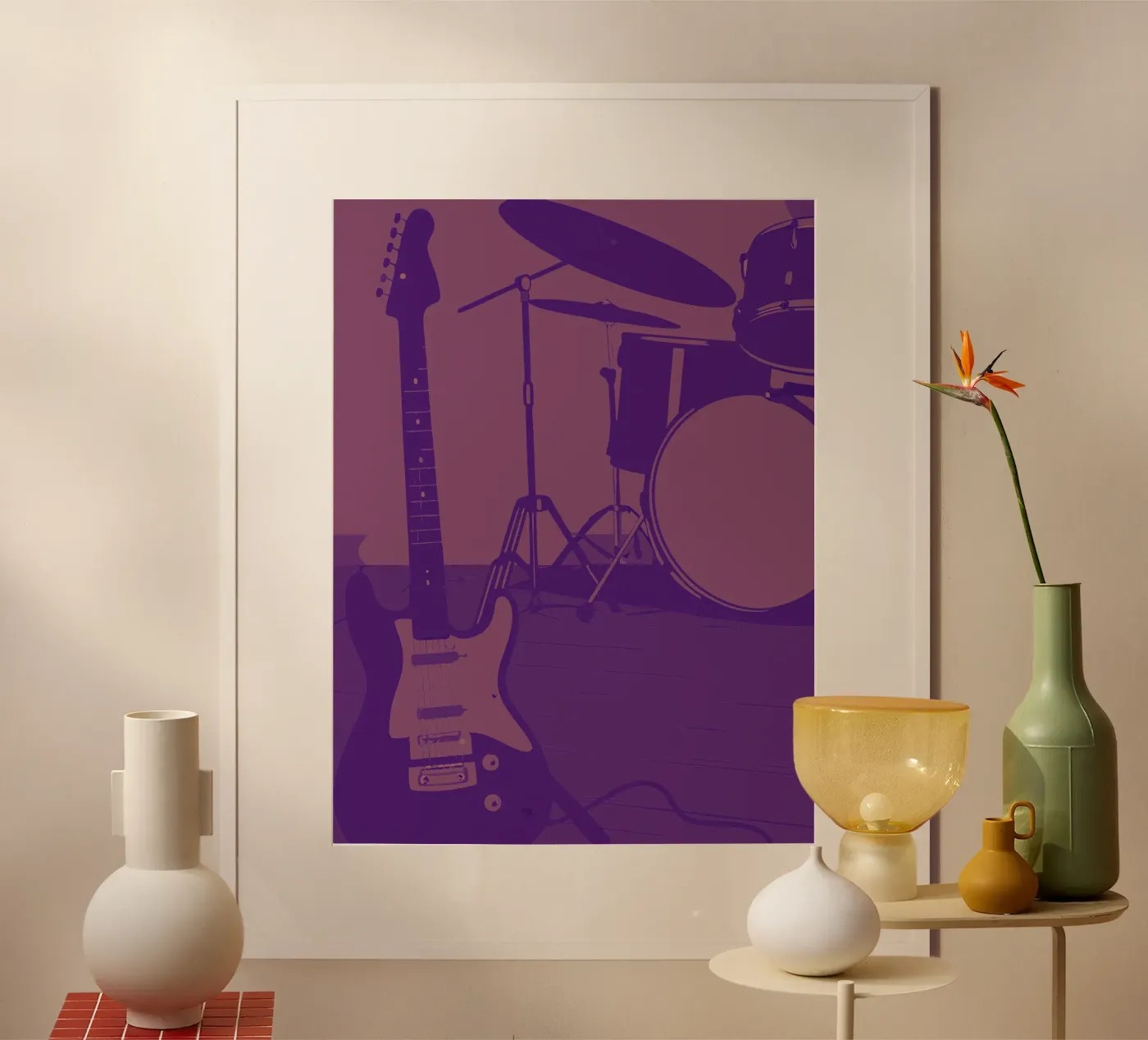 Chitarra e batteria poster da MUSIC EDITION