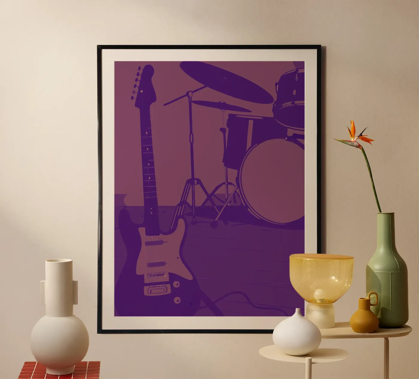 Chitarra e batteria poster da MUSIC EDITION