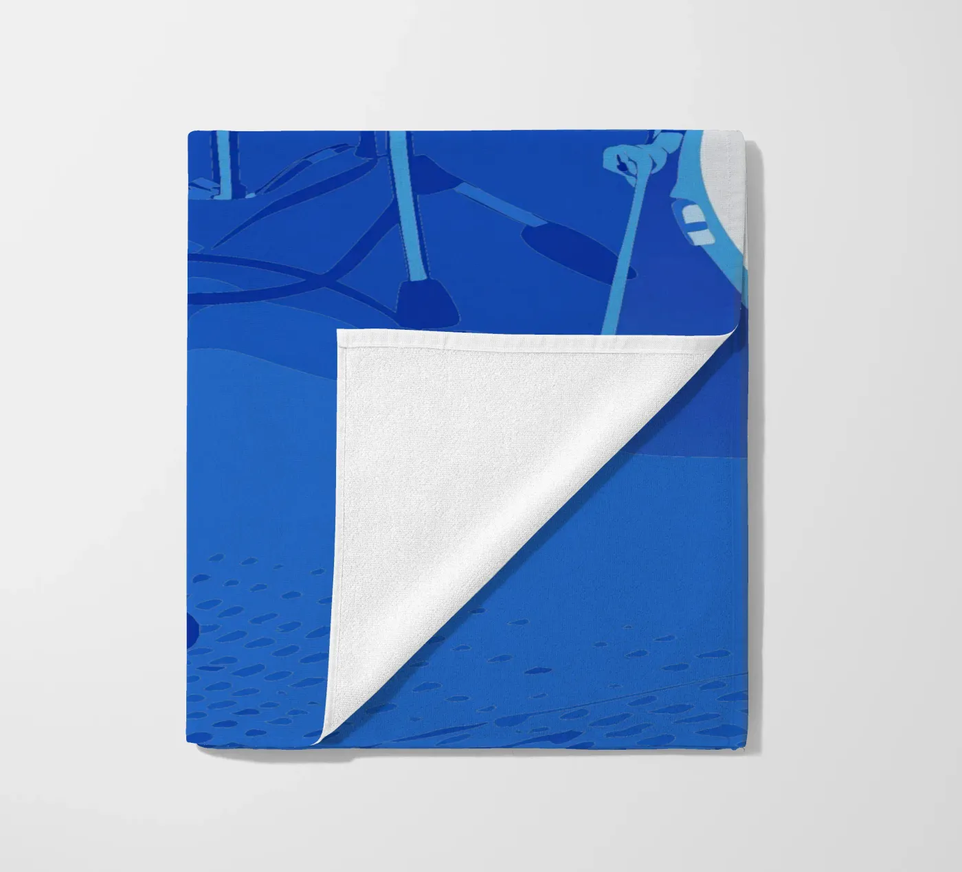 Chitarra e batteria blu telo mare da MUSIC EDITION