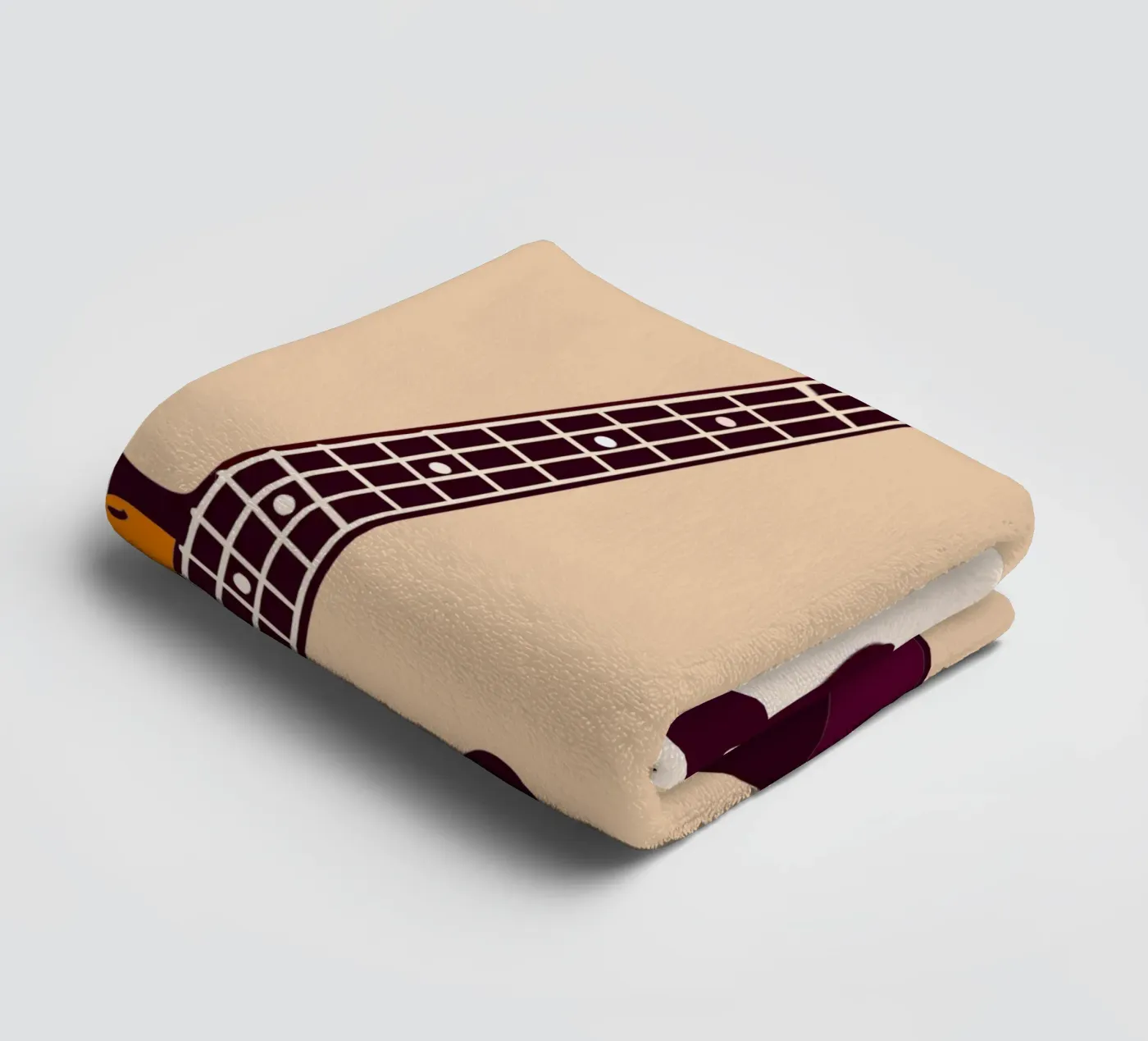 Two Guitars towel by MUSIC EDITION