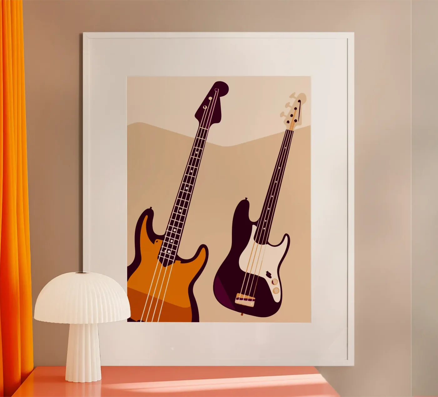 Due chitarre poster da MUSIC EDITION