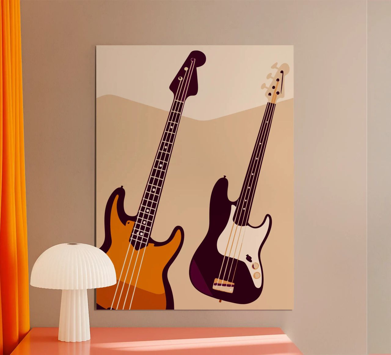 Two Guitars poster by MUSIC EDITION