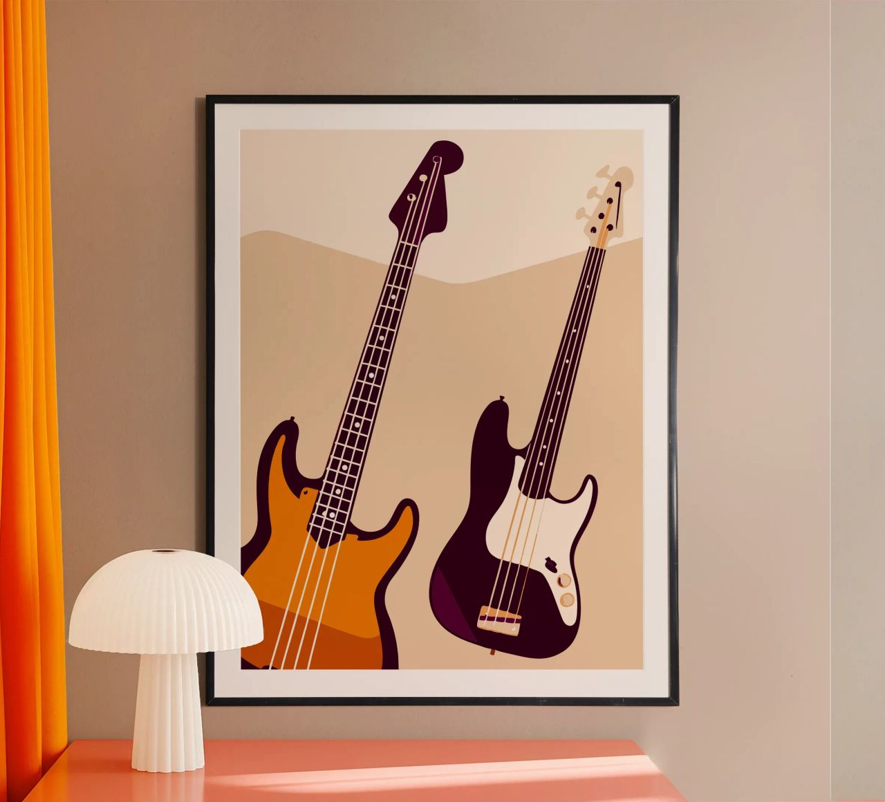 Two Guitars poster by MUSIC EDITION