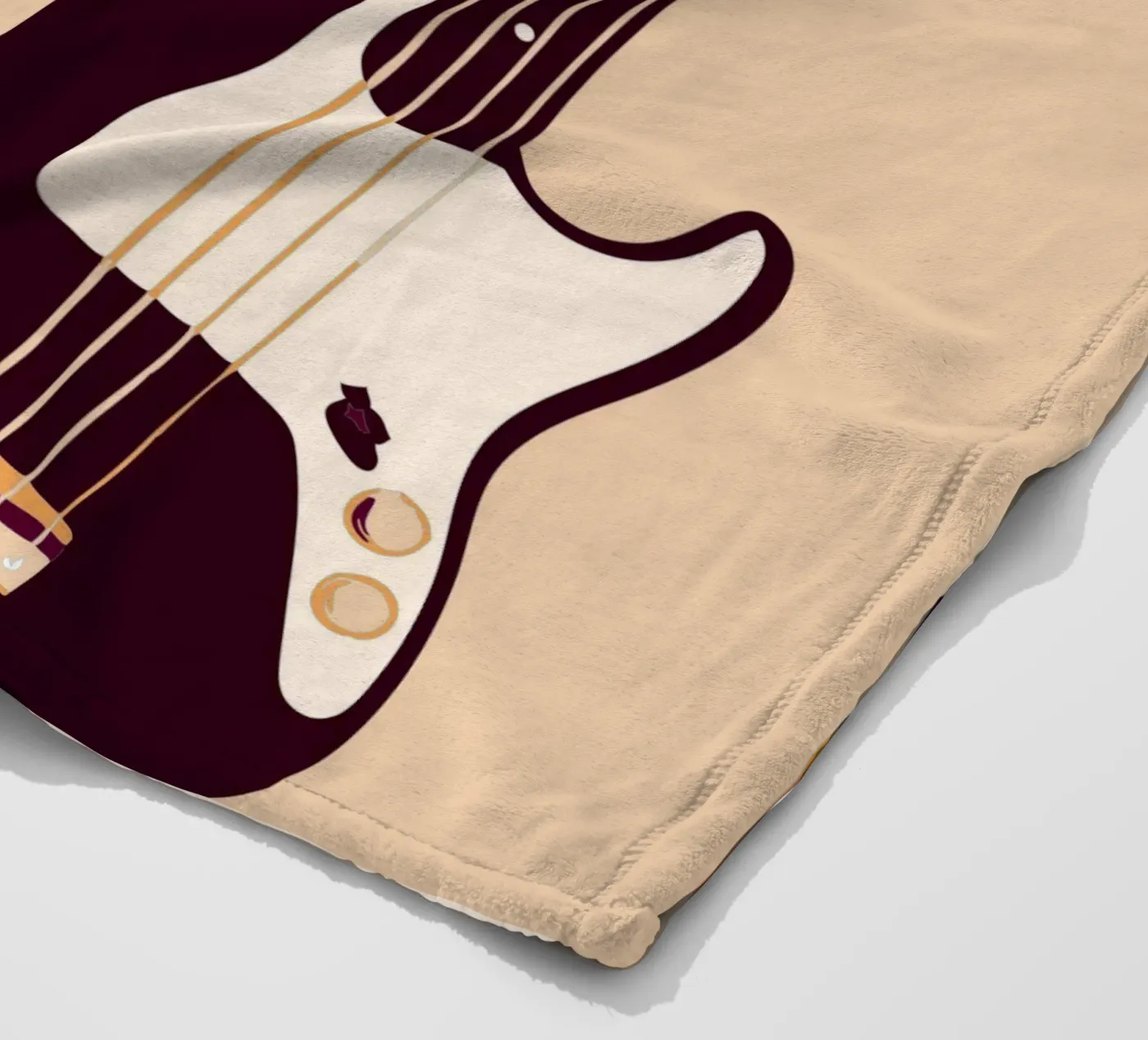 Two Guitars fleecedeken van MUSIC EDITION