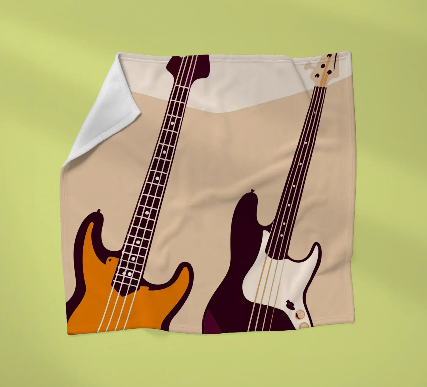 Two Guitars fleecedeken van MUSIC EDITION
