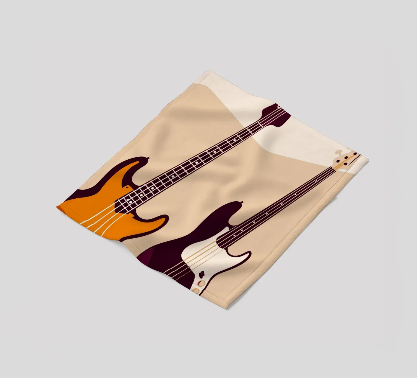 Two Guitars fleecedeken van MUSIC EDITION