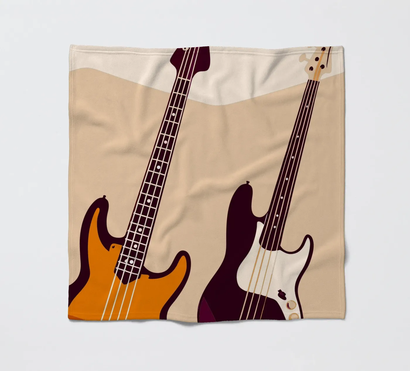 Two Guitars fleecedeken van MUSIC EDITION