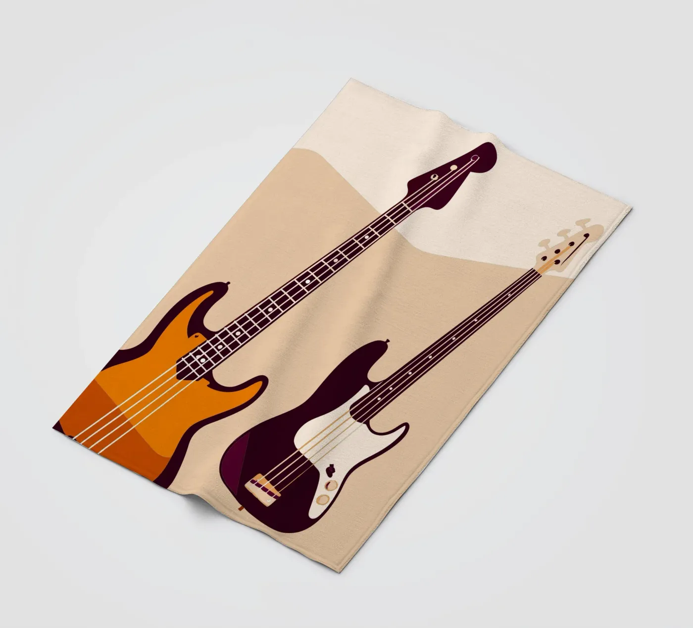 Two Guitars fleecedeken van MUSIC EDITION