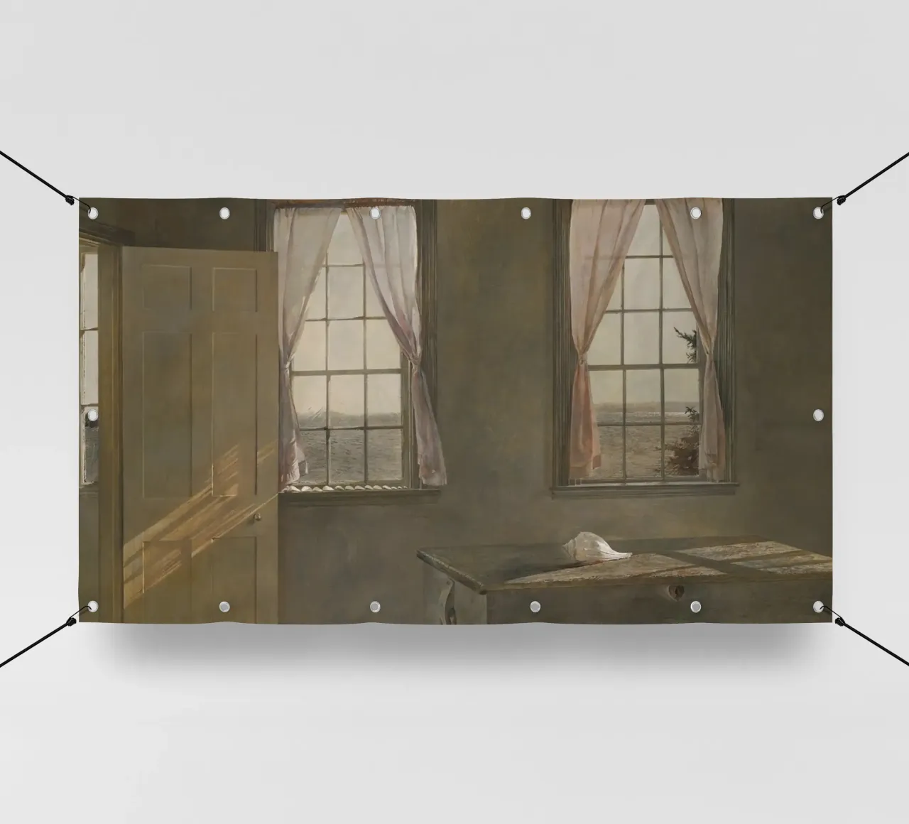 Andrew Wyeth La sua stanza telo in pvc da Classicprint