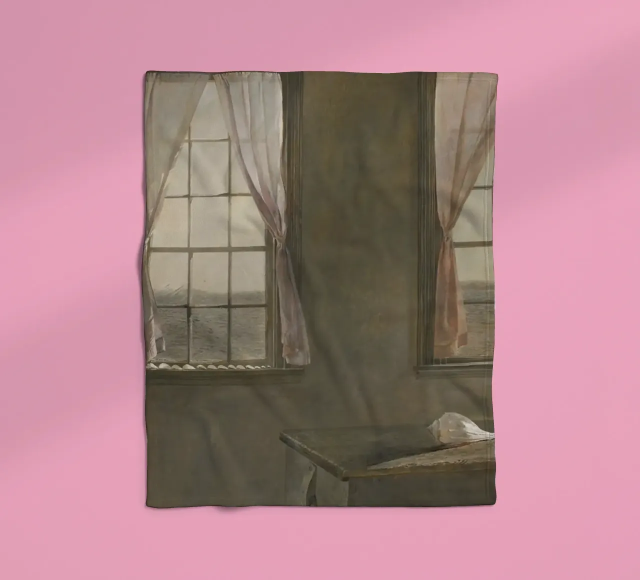 Andrew Wyeth Ihr Zimmer Fleecedecke von Classicprint