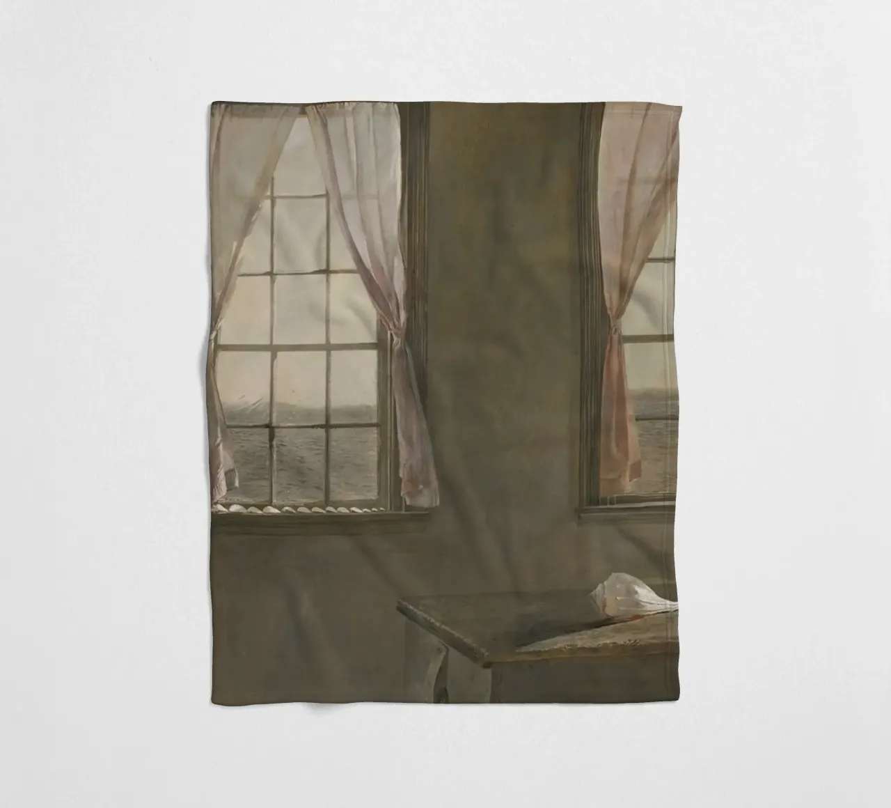 Andrew Wyeth Ihr Zimmer Fleecedecke von Classicprint