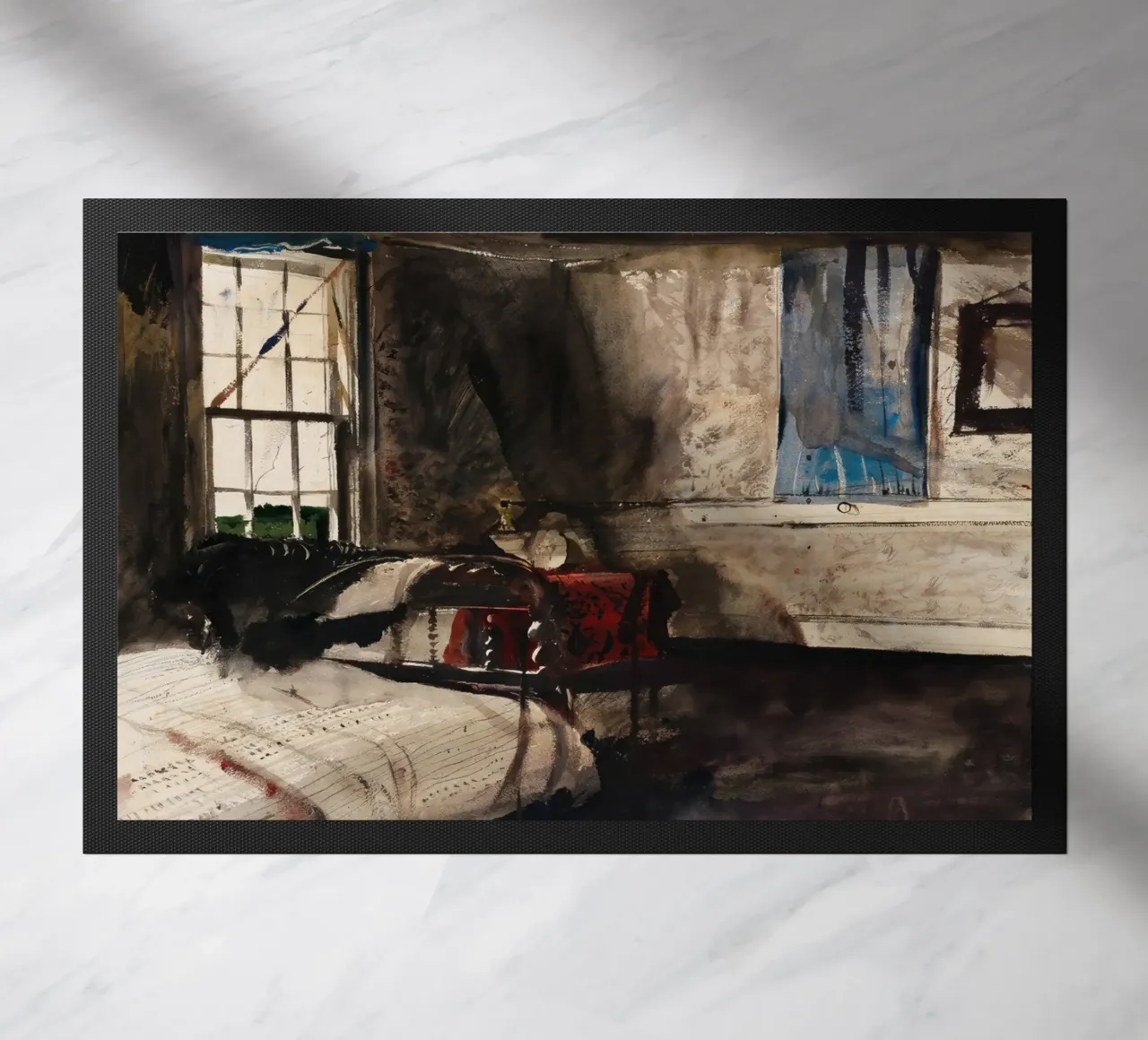 Letto a rocchetto Andrew Wyeth zerbino da Classicprint