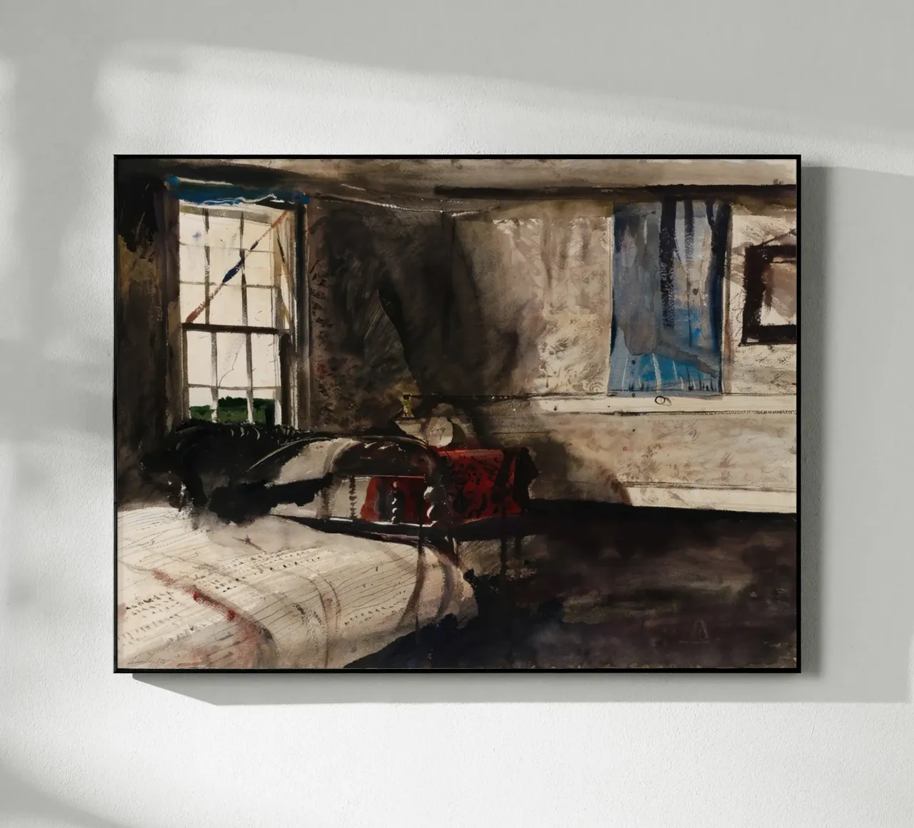 Cama de carrete Andrew Wyeth metacrilato de Classicprint