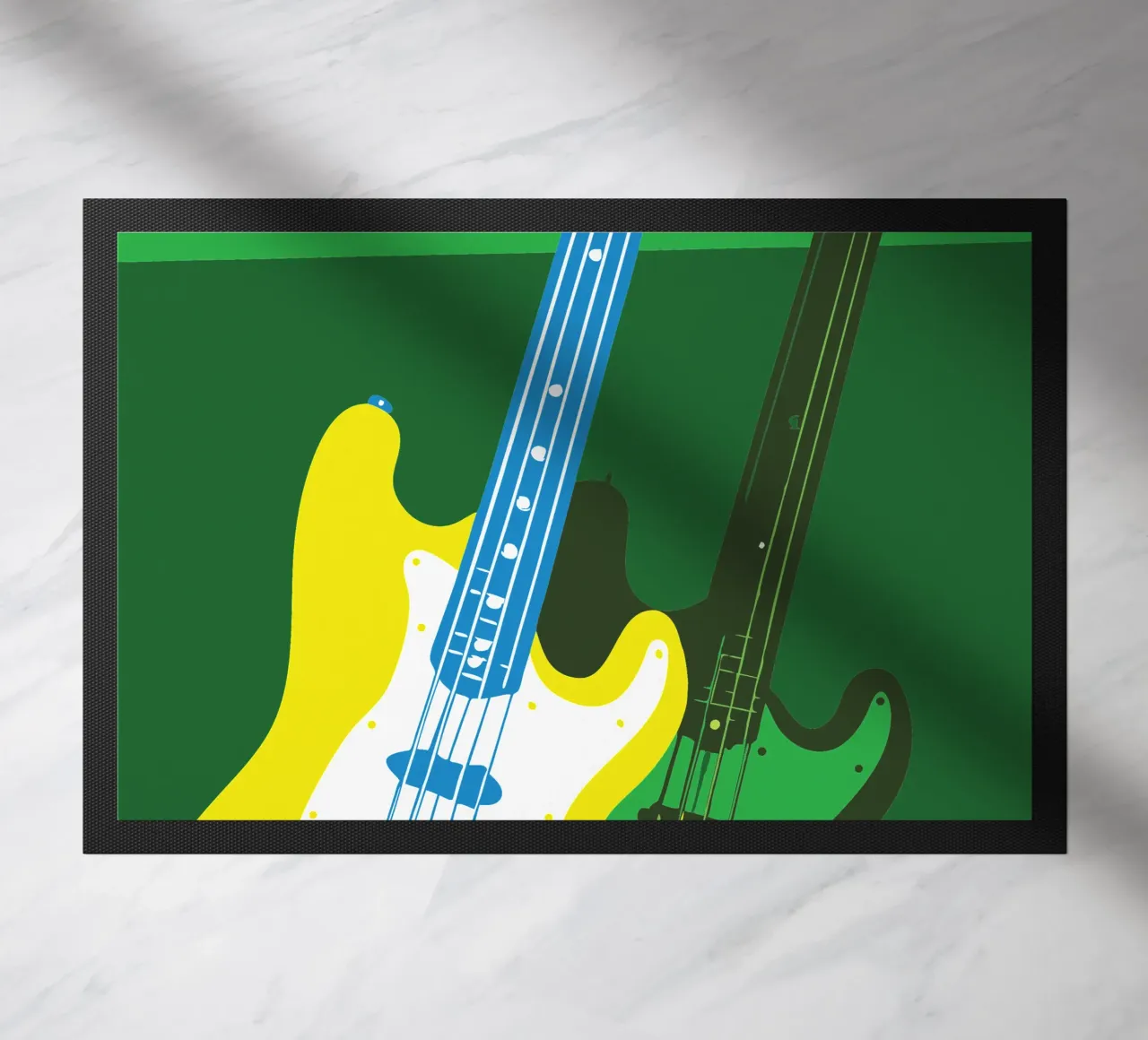 Two Guitars doormat by MUSIC EDITION