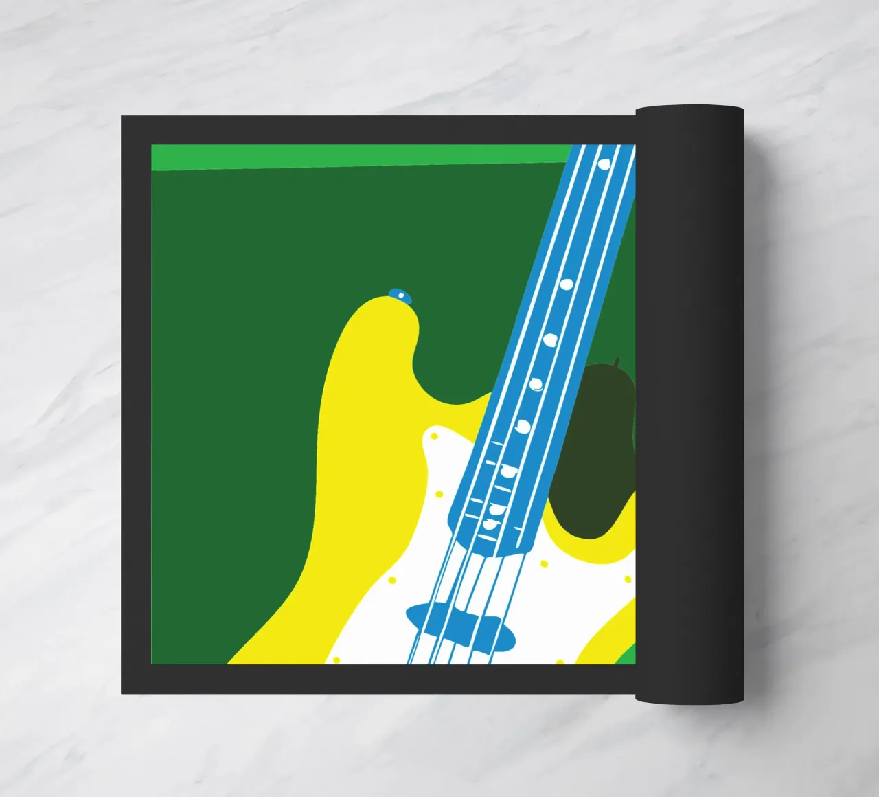 Two Guitars doormat by MUSIC EDITION