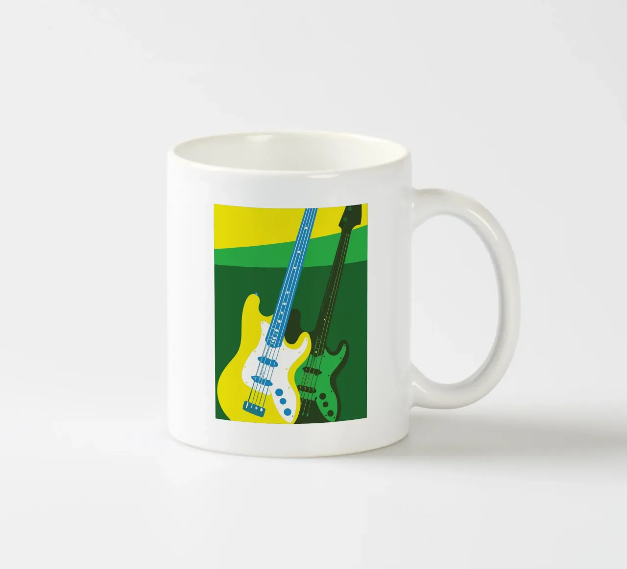 Due chitarre tazza in ceramica da MUSIC EDITION