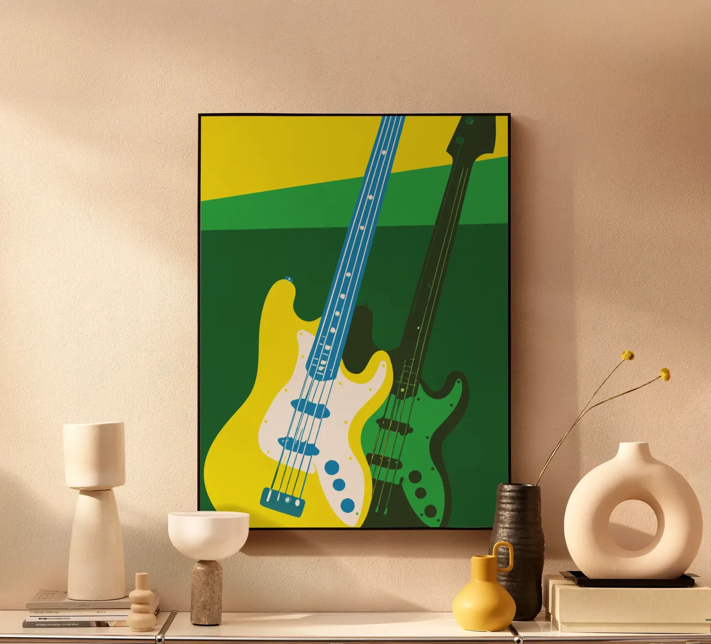 Two Guitars plexiglas de MUSIC EDITION