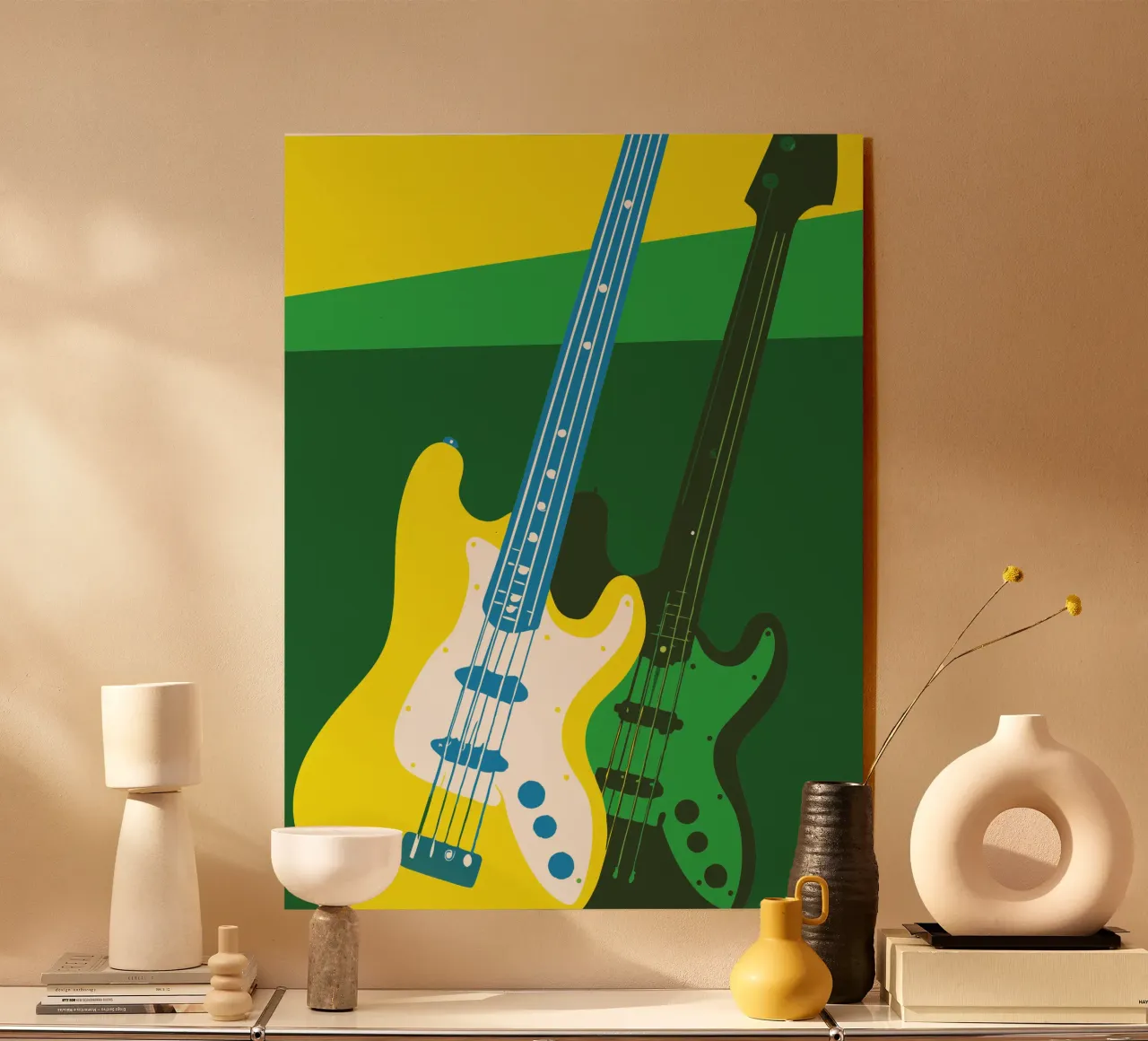 Due chitarre plexiglass da MUSIC EDITION