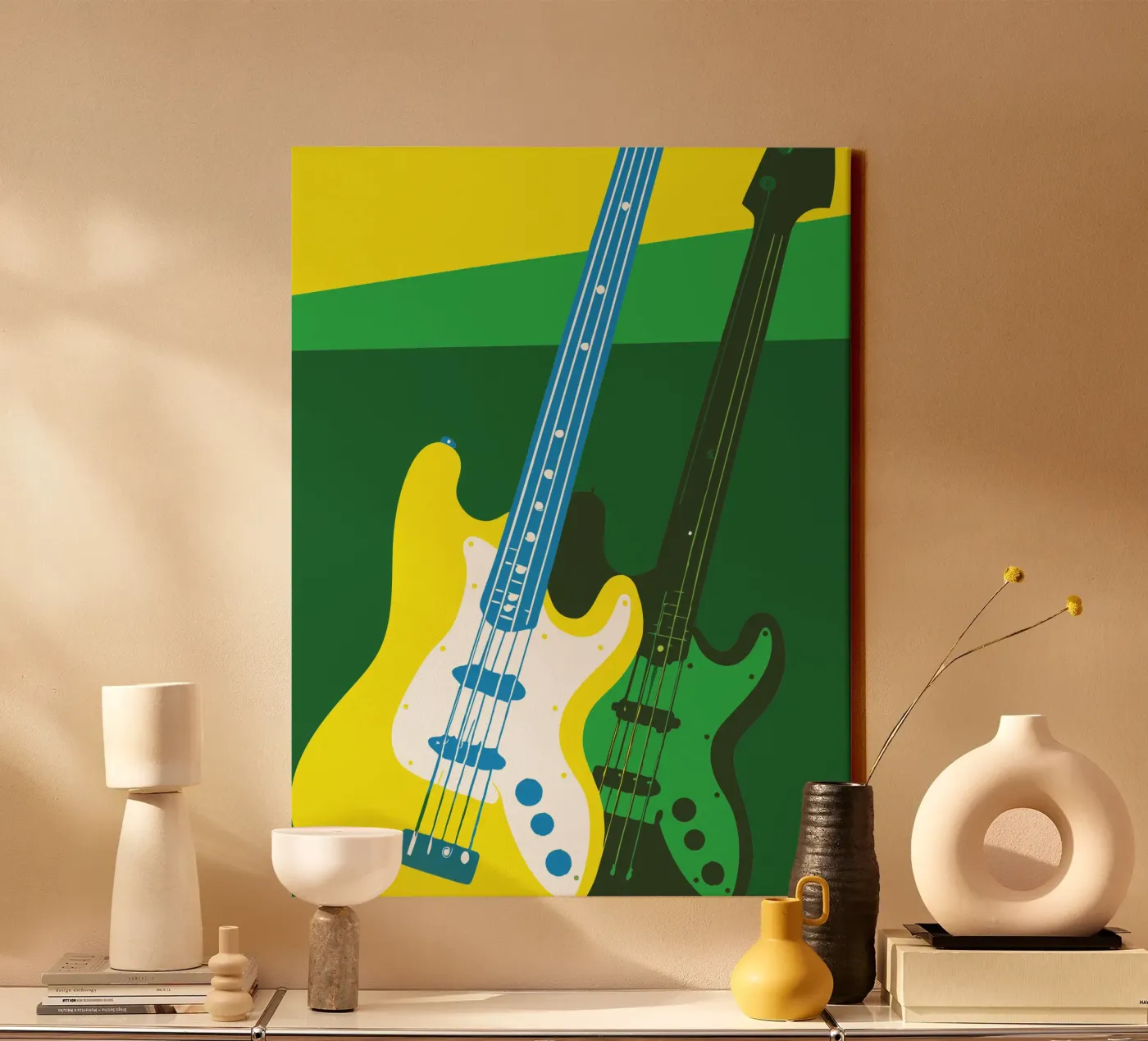 Two Guitars canvas by MUSIC EDITION