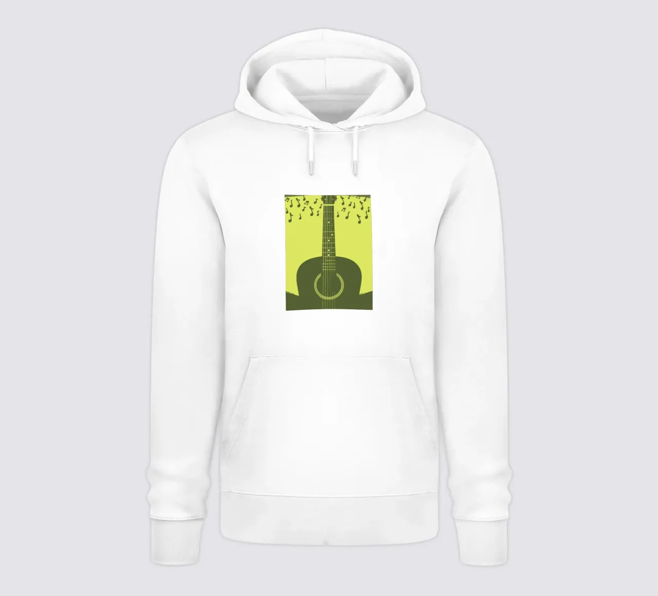 Chitarra acustica felpa con cappuccio da MUSIC EDITION