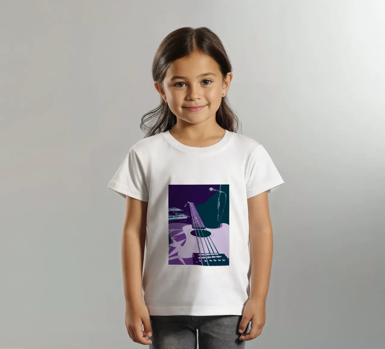Guitar Details kids t-shirt by MUSIC EDITION