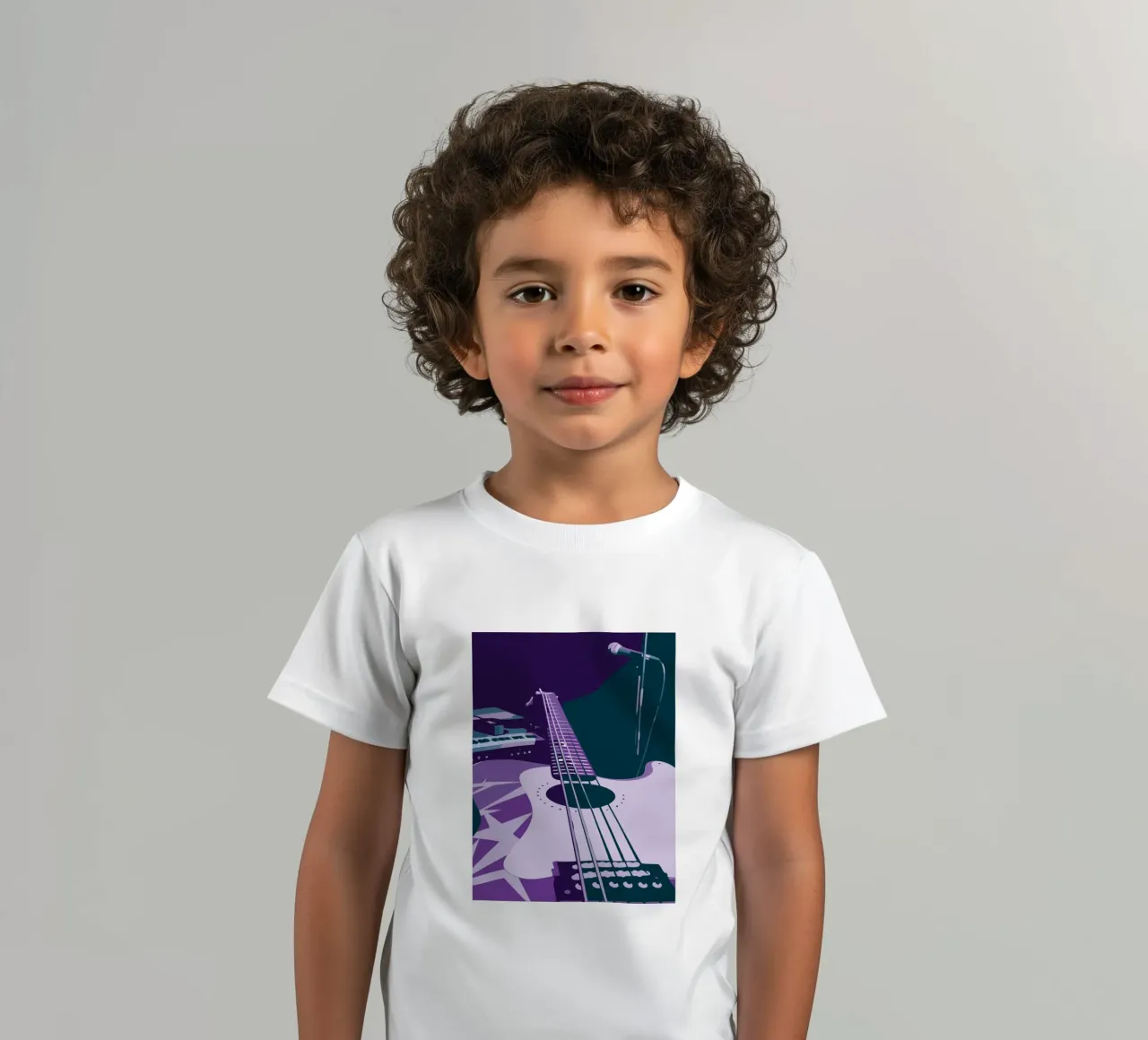 Guitar Details kids t-shirt by MUSIC EDITION