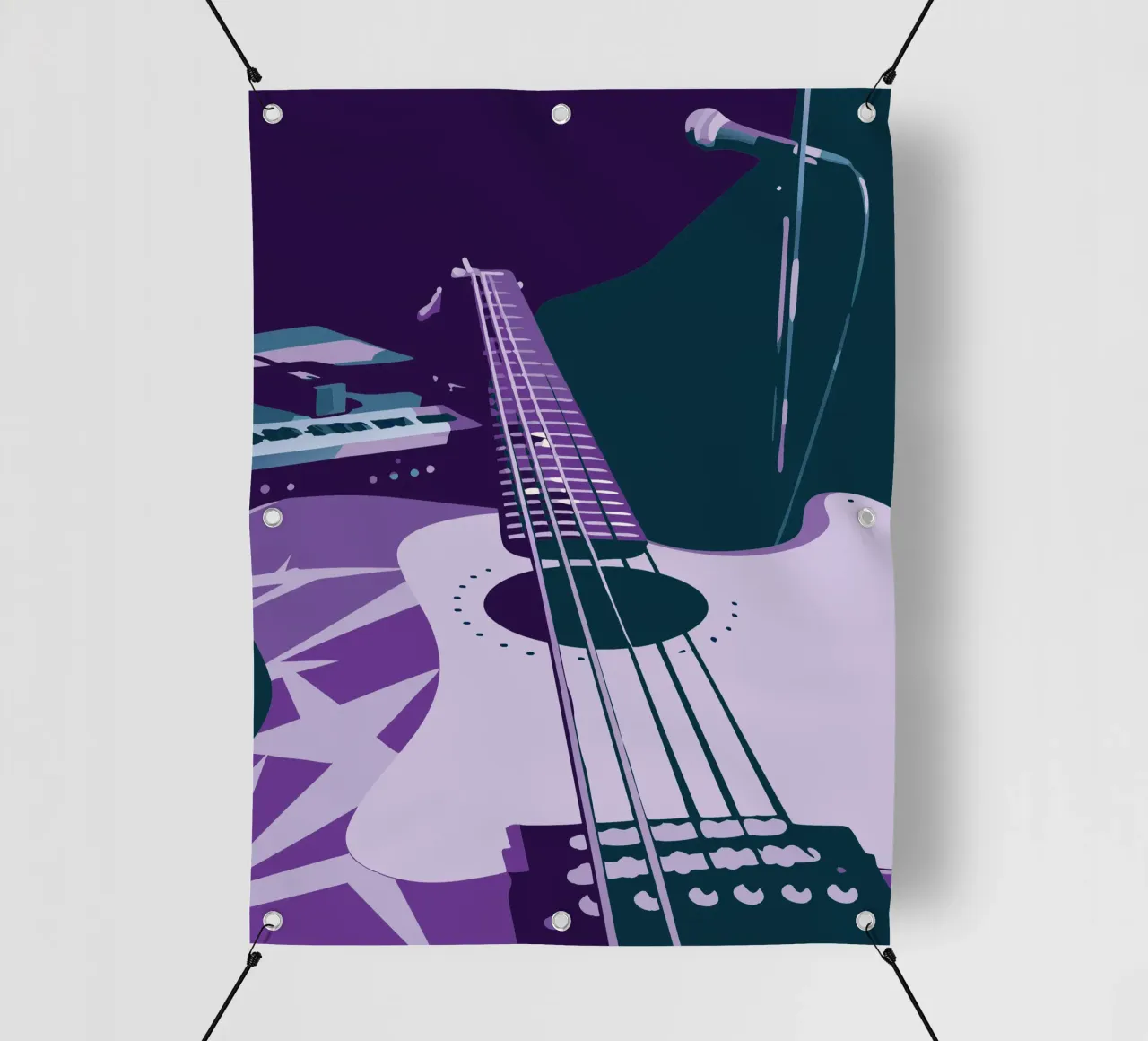 Dettagli sulla chitarra telo in pvc da MUSIC EDITION