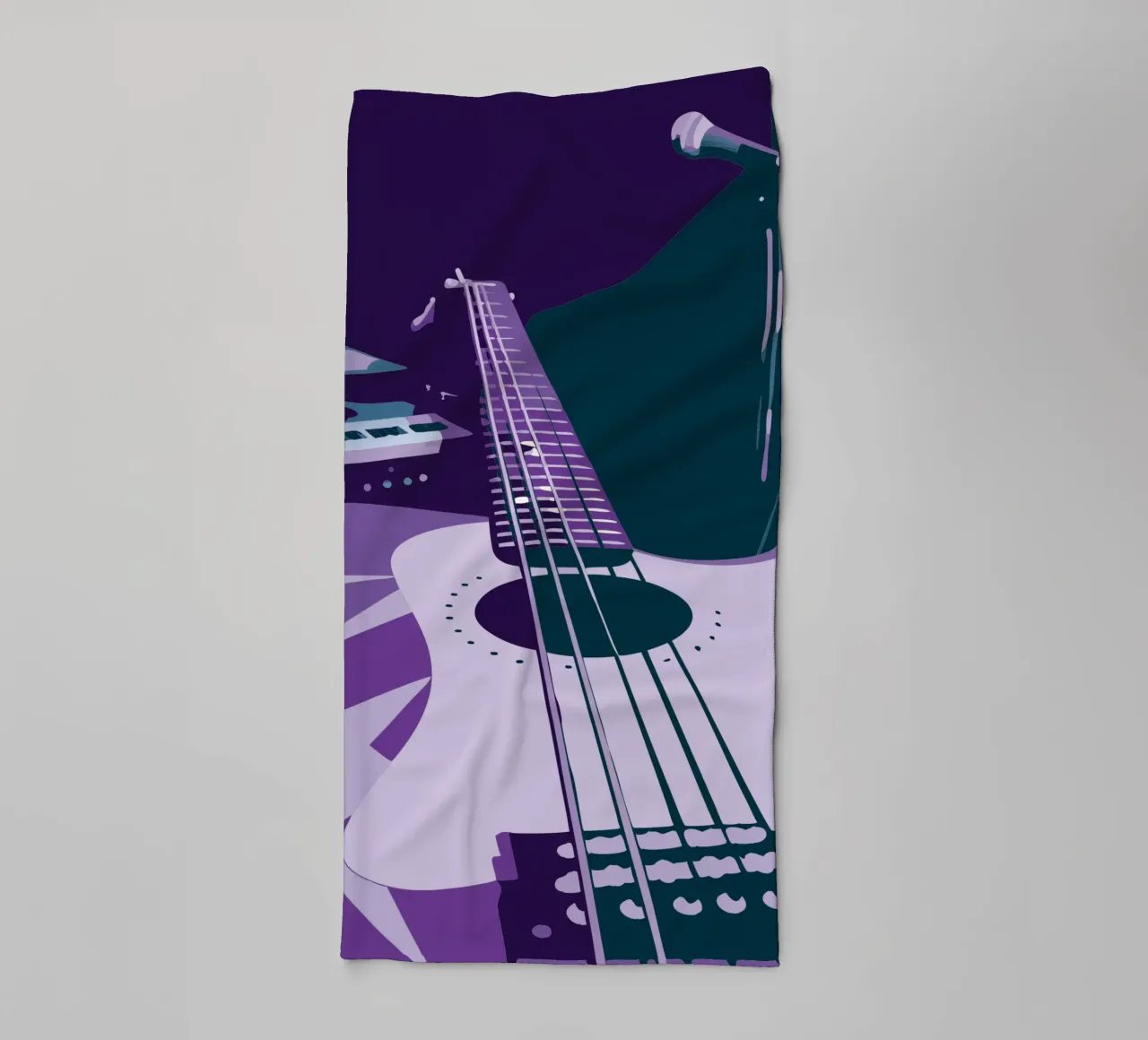 Dettagli sulla chitarra asciugamano da bagno da MUSIC EDITION
