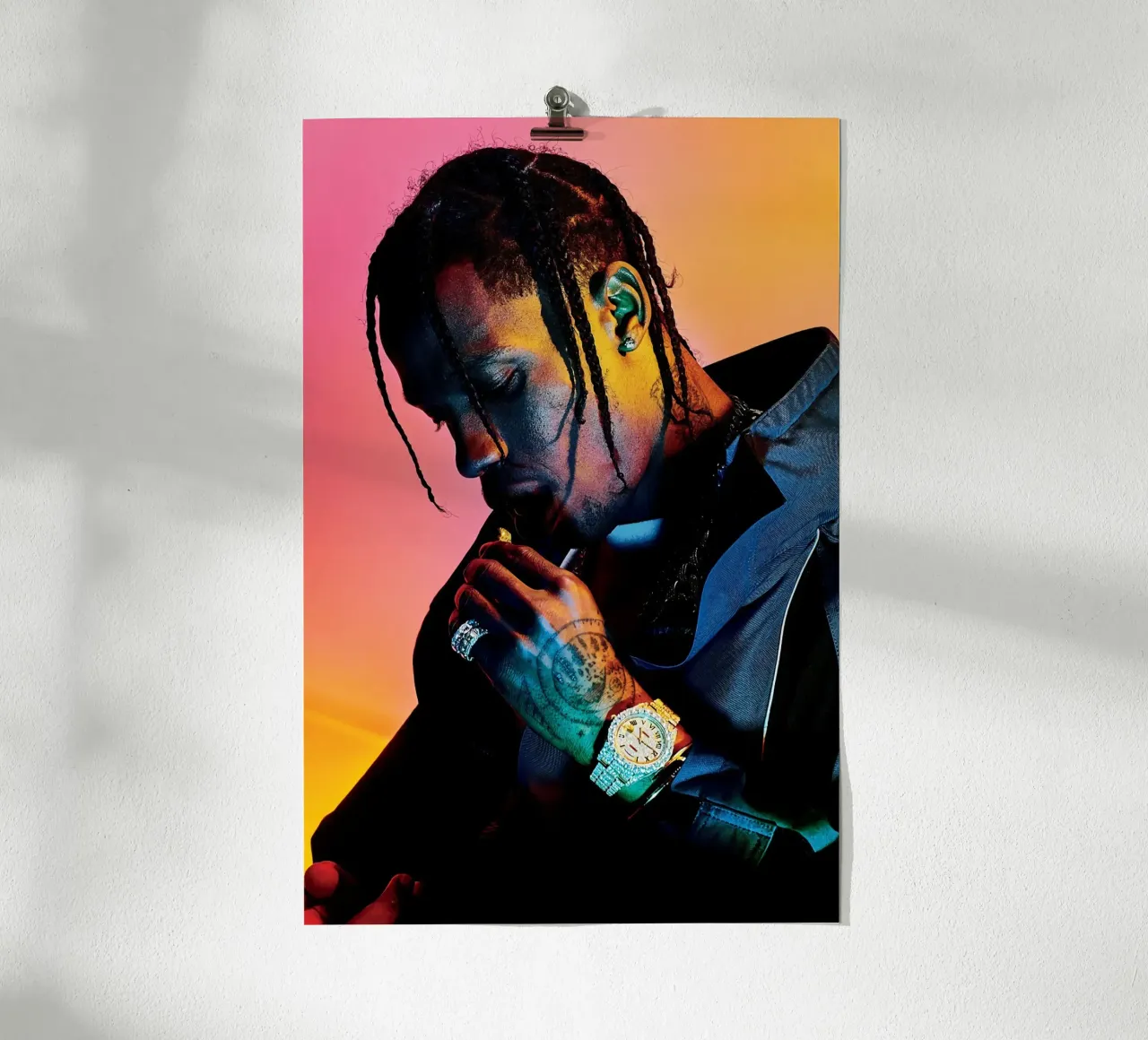 Travis Scott #1 carta hahnemühle da Music Clan