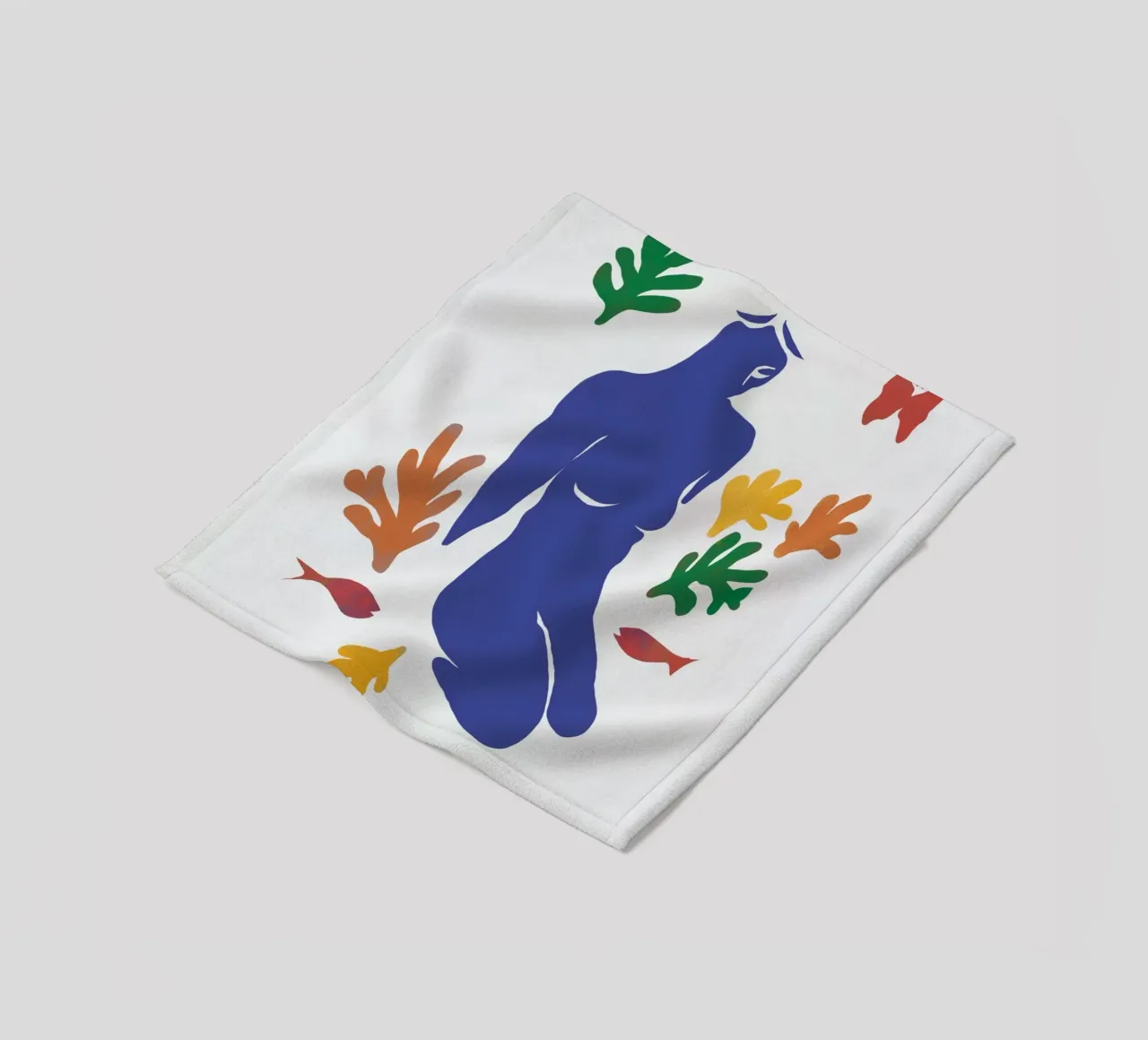 Surrounded by coral fleece blanket by Little Dean