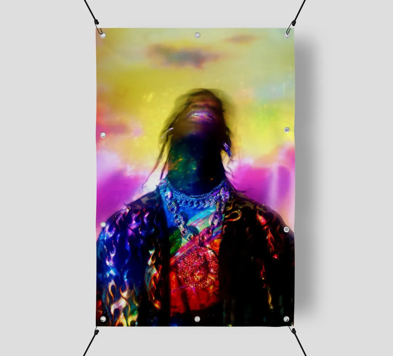 Travis Scott #4 telo in pvc da Music Clan