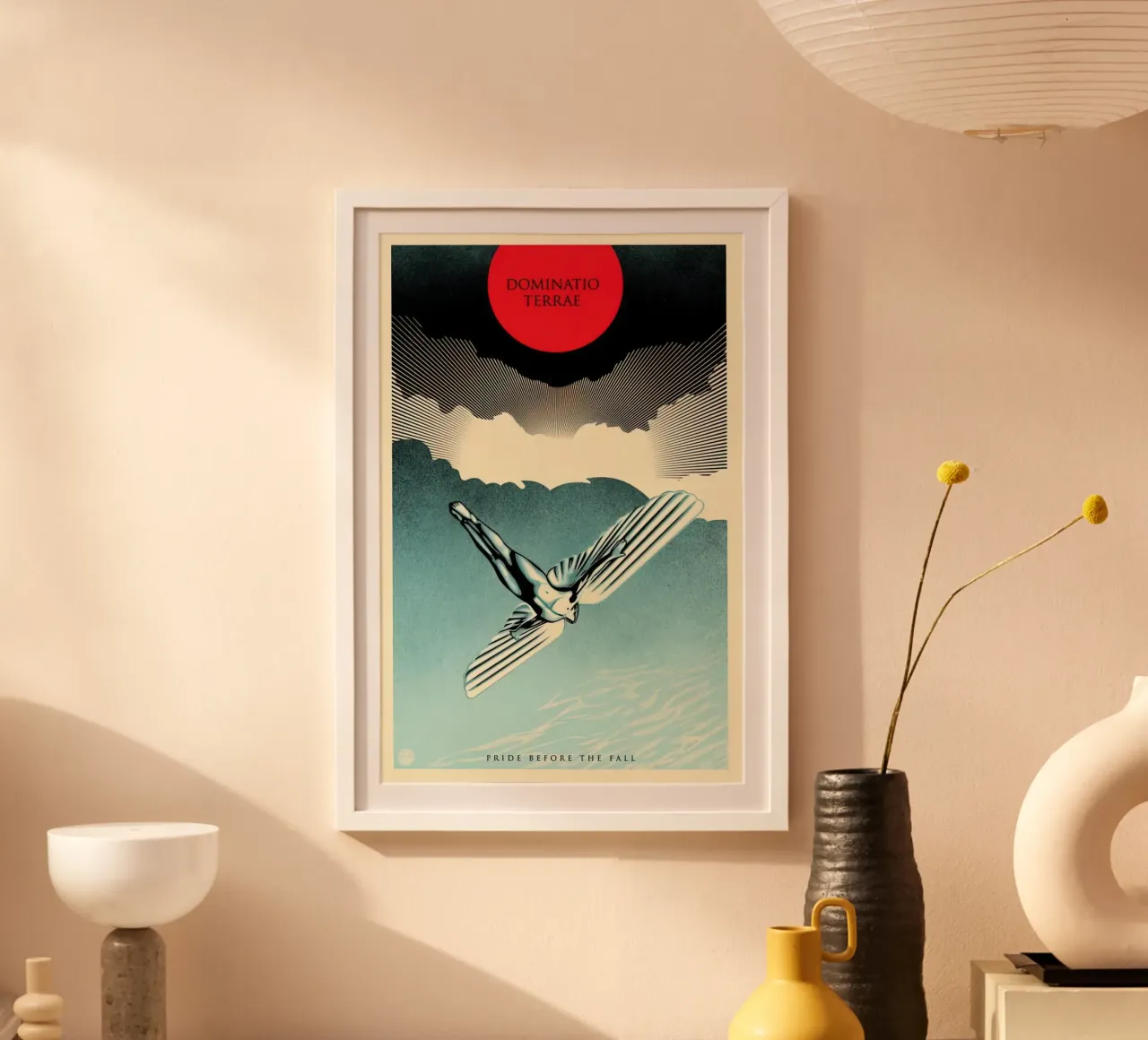 Orgoglio Icaro - Shepard Fairey poster con telaio in plastica da American Poster