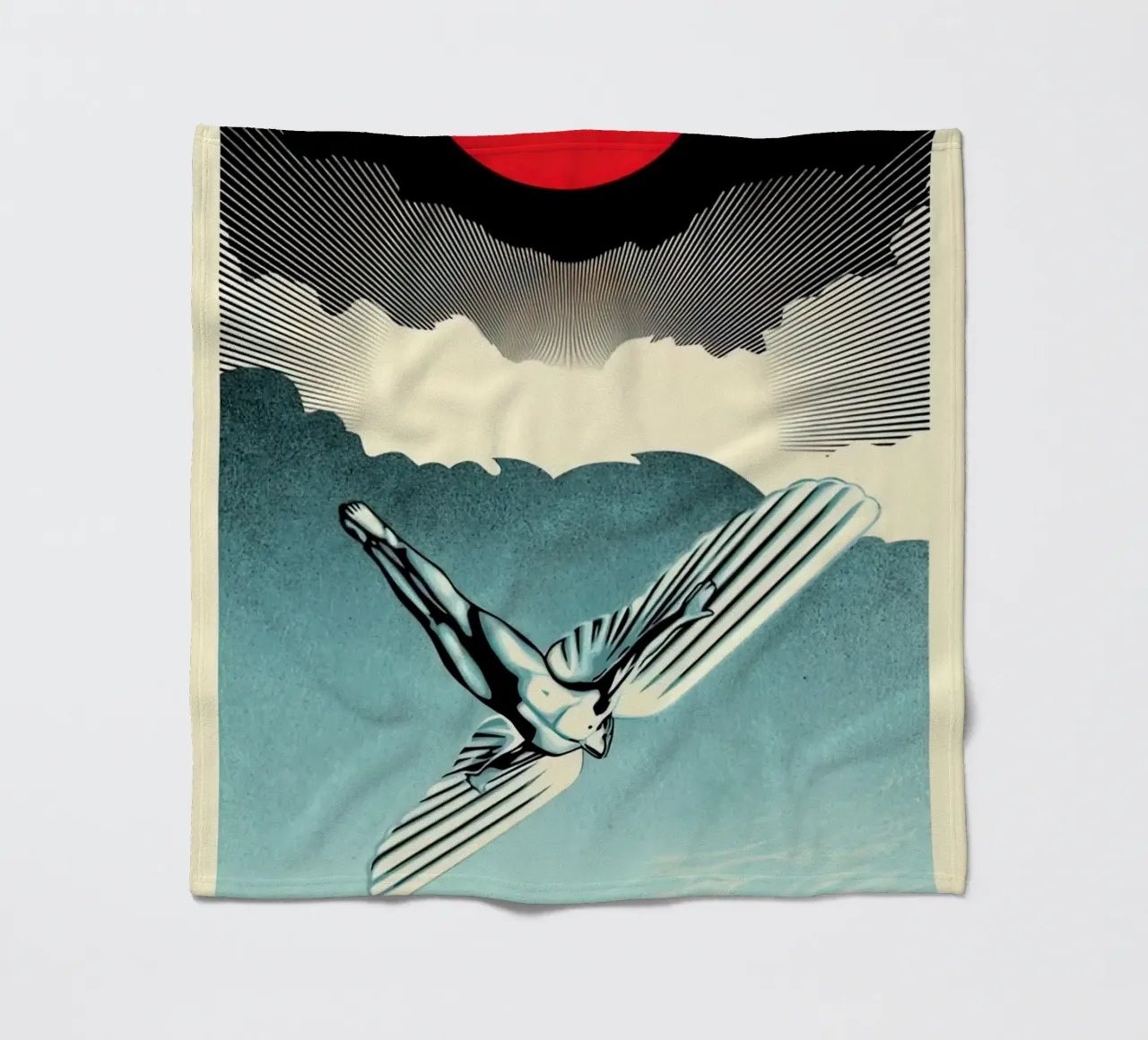 Orgoglio Icaro - Shepard Fairey coperta in pile da American Poster