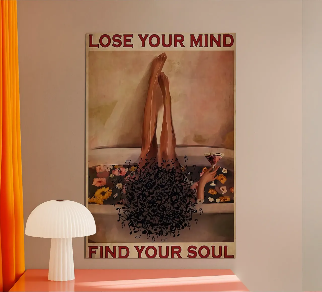 Shepard fairey Lose your mind find your soul Wash hahnemühle de American Poster