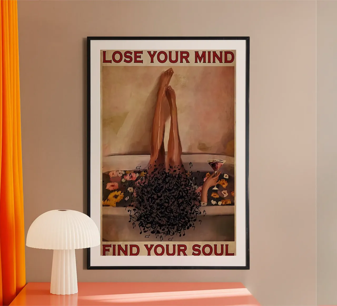 Shepard fairey Lose your mind find your soul Wash hahnemühle de American Poster