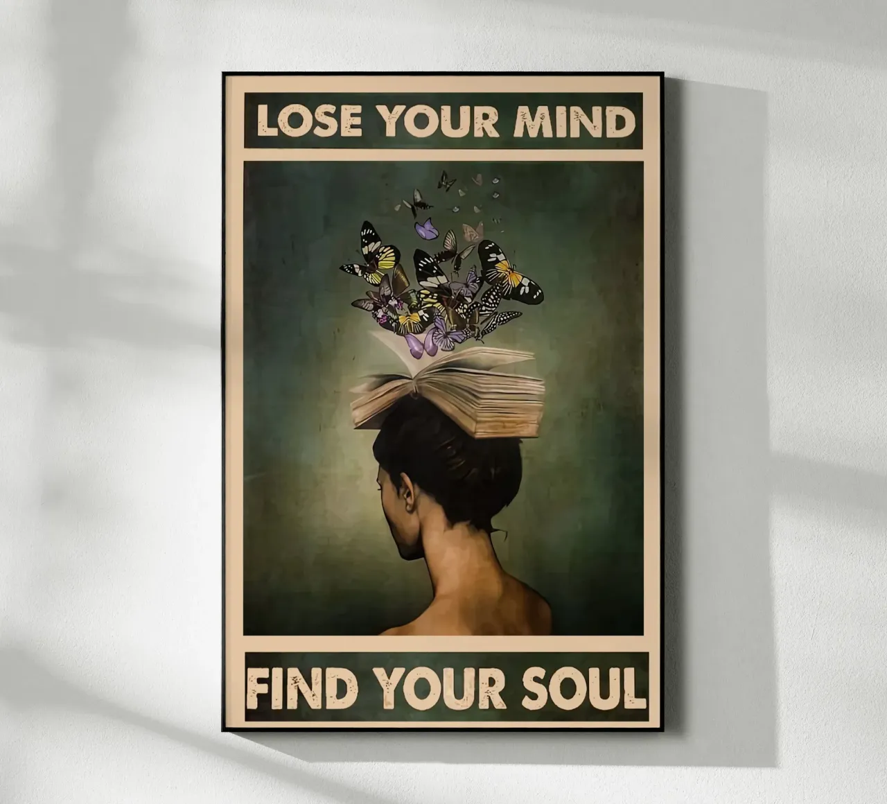 Shepard fairey Verliere deinen Verstand finde deine Seele Acryl-Glas von American Poster