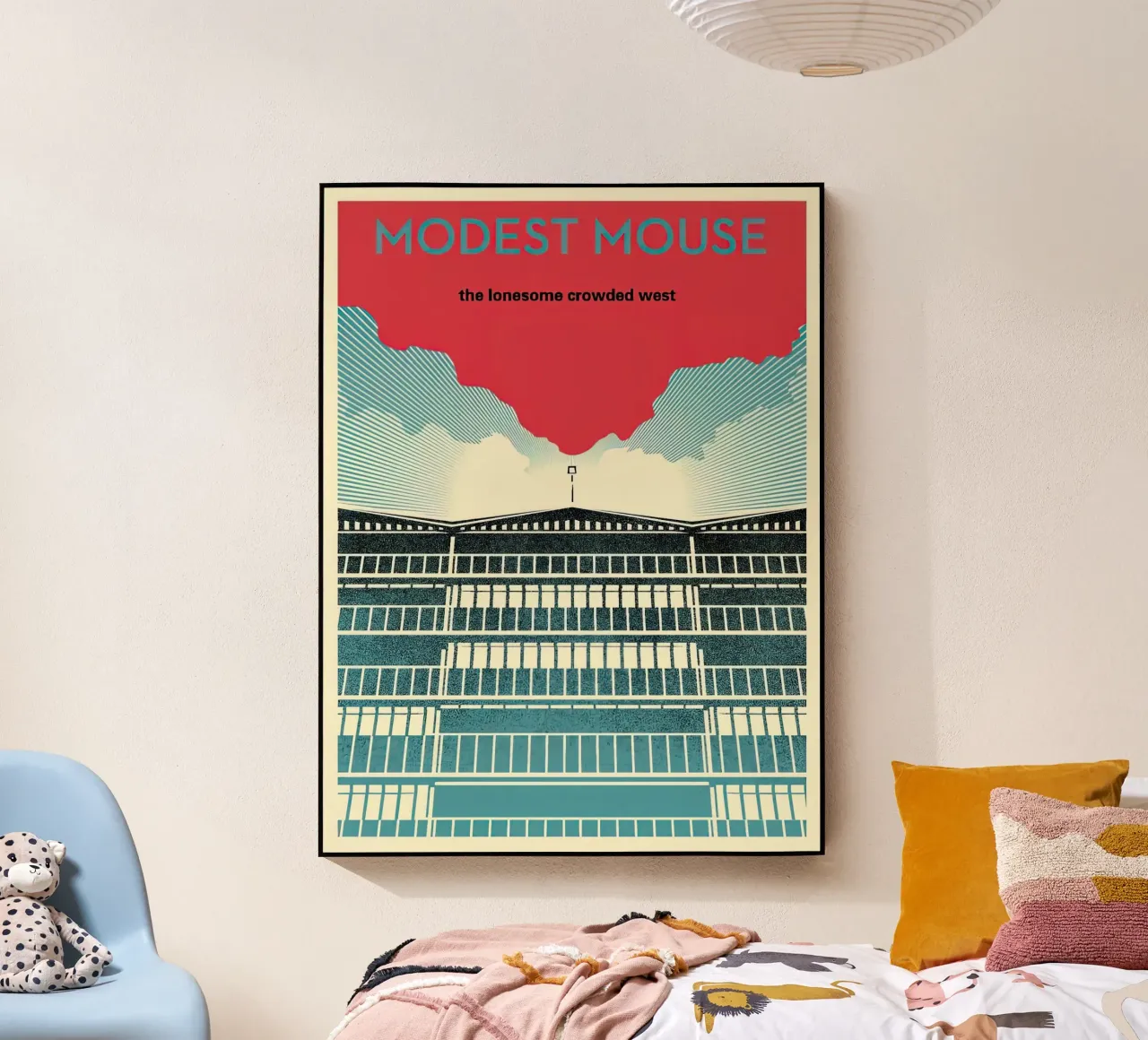 Shepard Fairey Modest Mouse plexiglass da American Poster