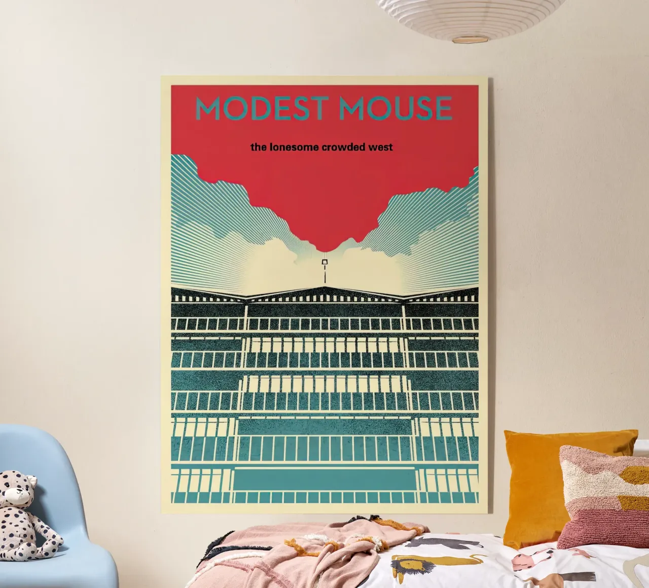 Shepard Fairey Modest Mouse plexiglass da American Poster