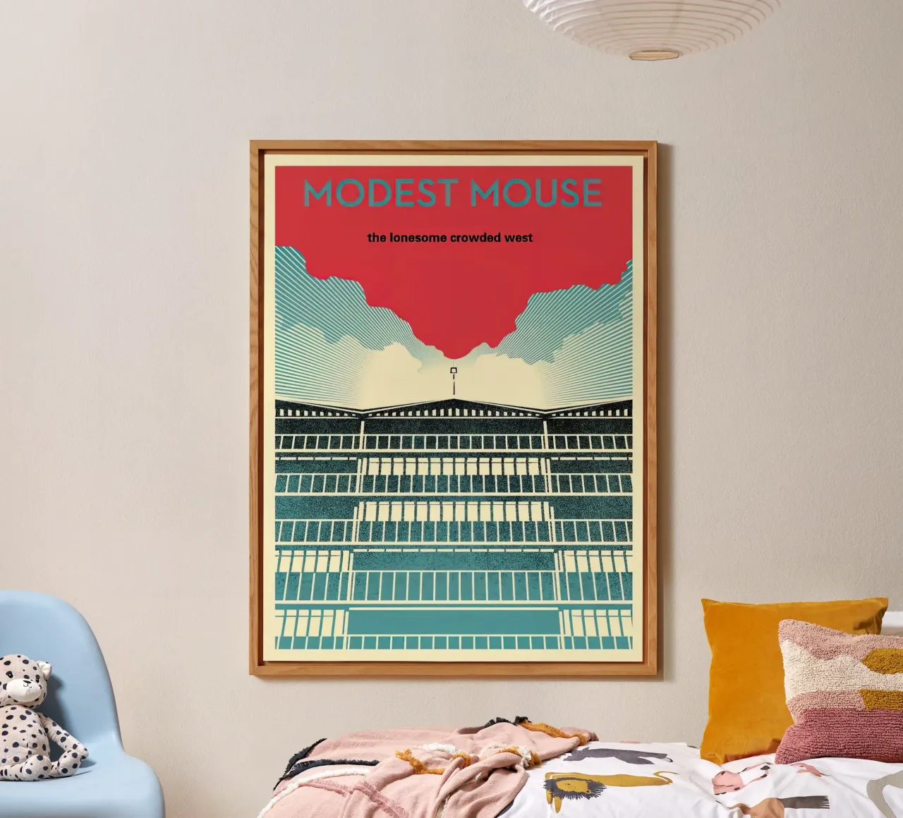 Shepard Fairey Modest Mouse alluminio dibond da American Poster