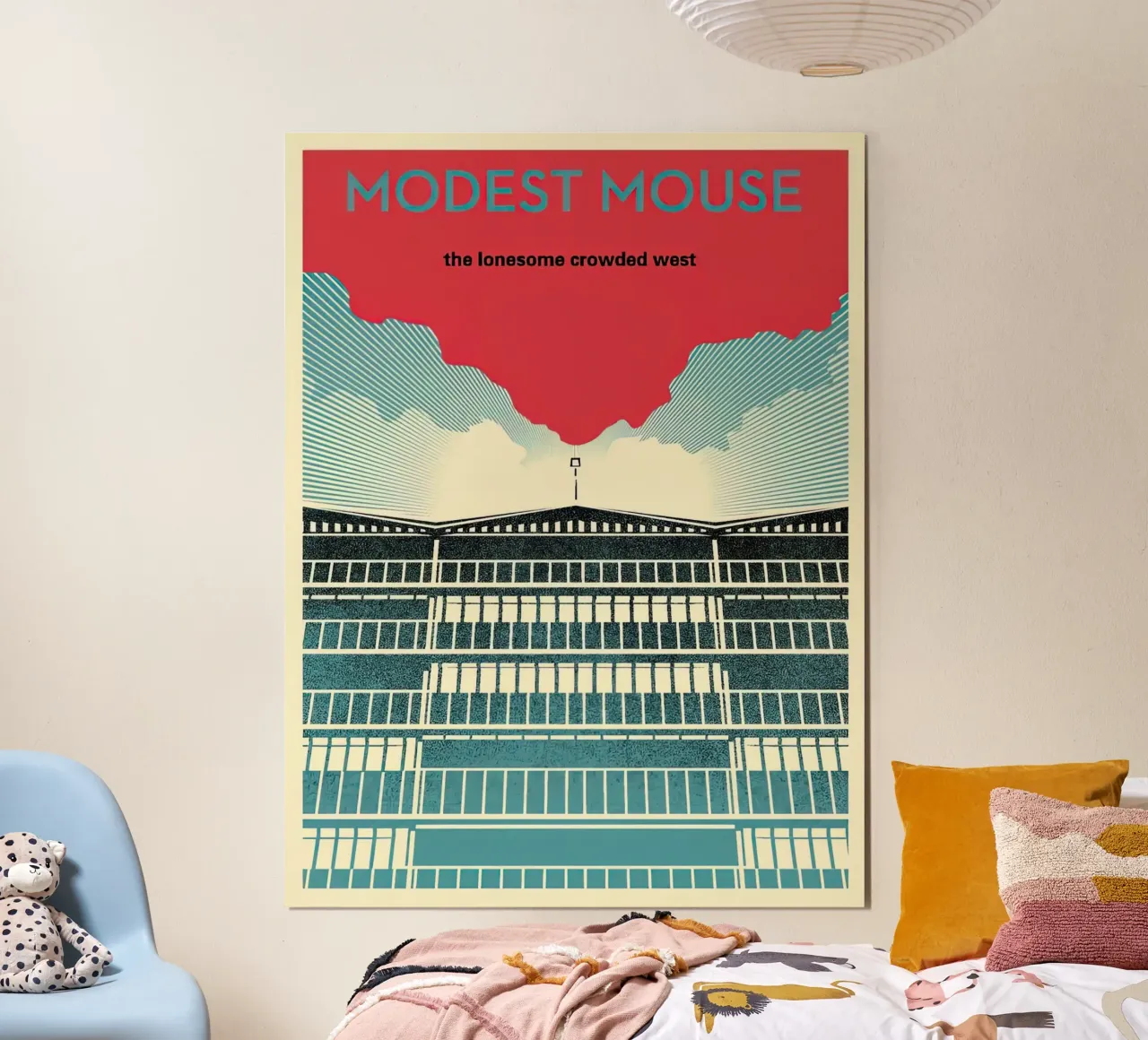 Shepard Fairey Modest Mouse carta hahnemühle da American Poster