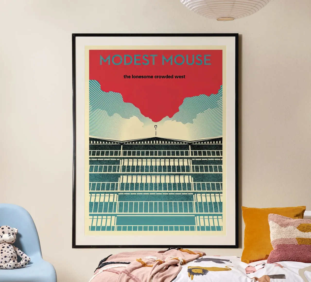 Shepard Fairey Modest Mouse carta hahnemühle da American Poster