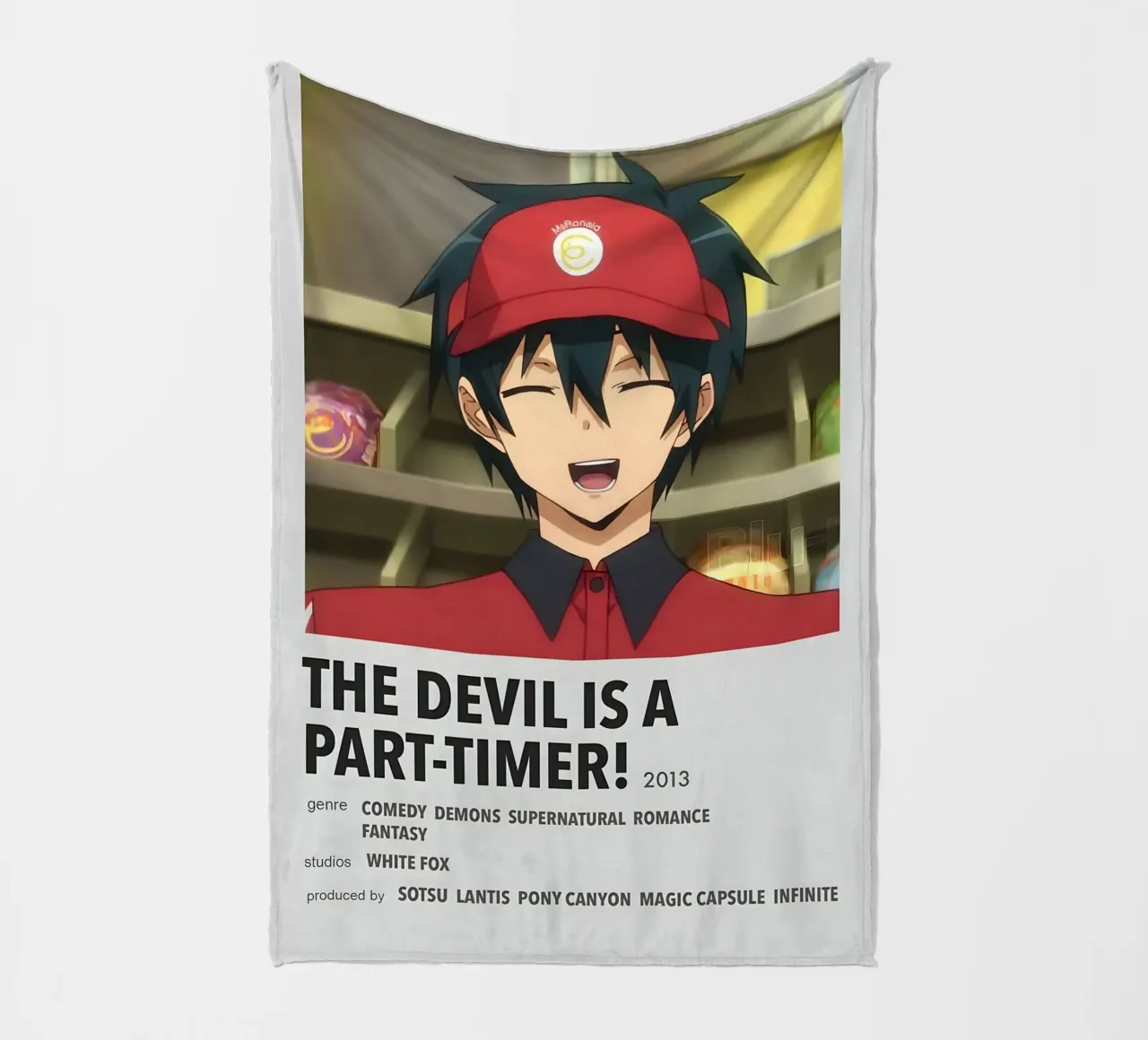 THE DEVIL IS A PART-TIMER! 2013 coperta in pile da Totoya