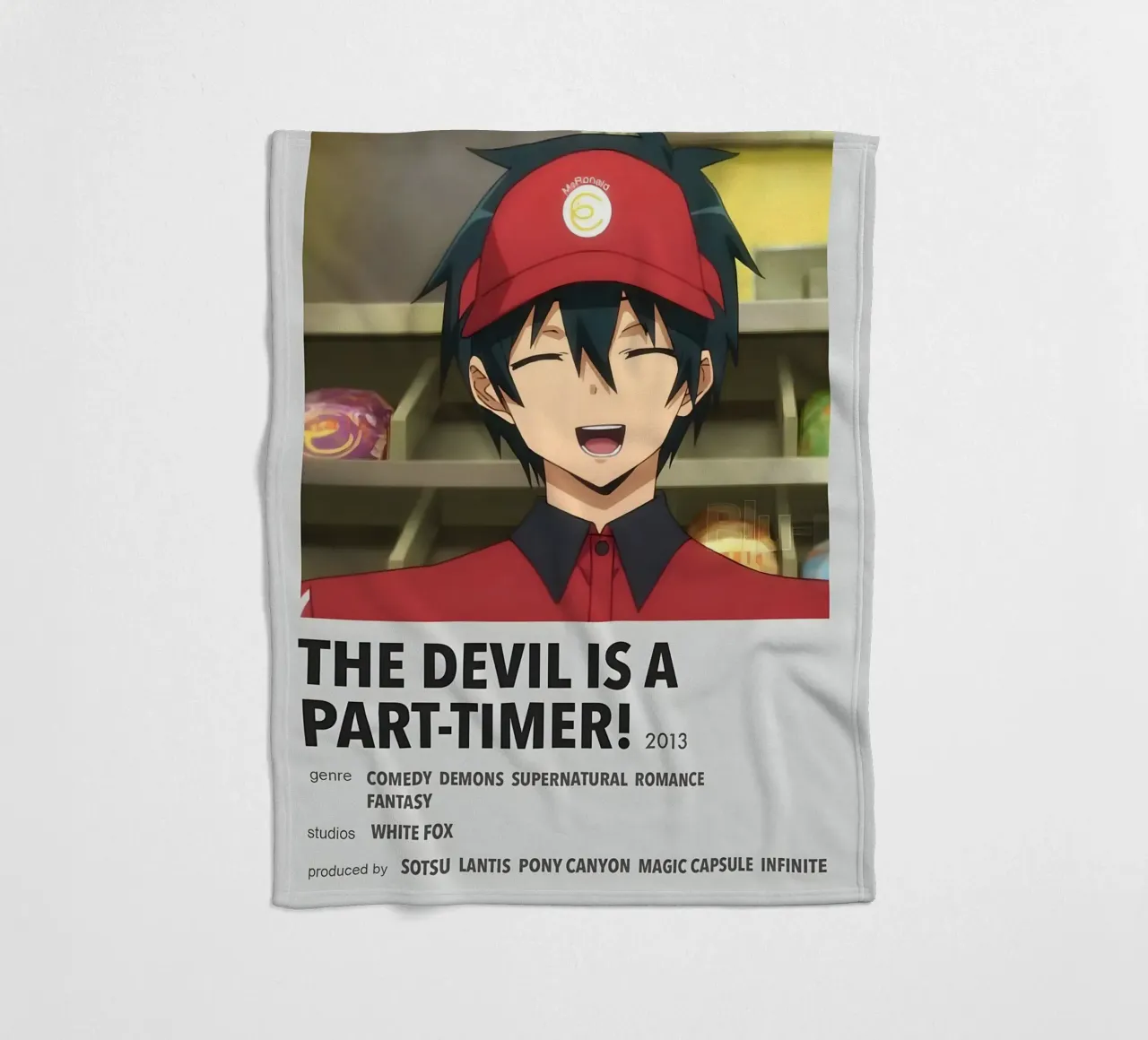 THE DEVIL IS A PART-TIMER! 2013 coperta in pile da Totoya